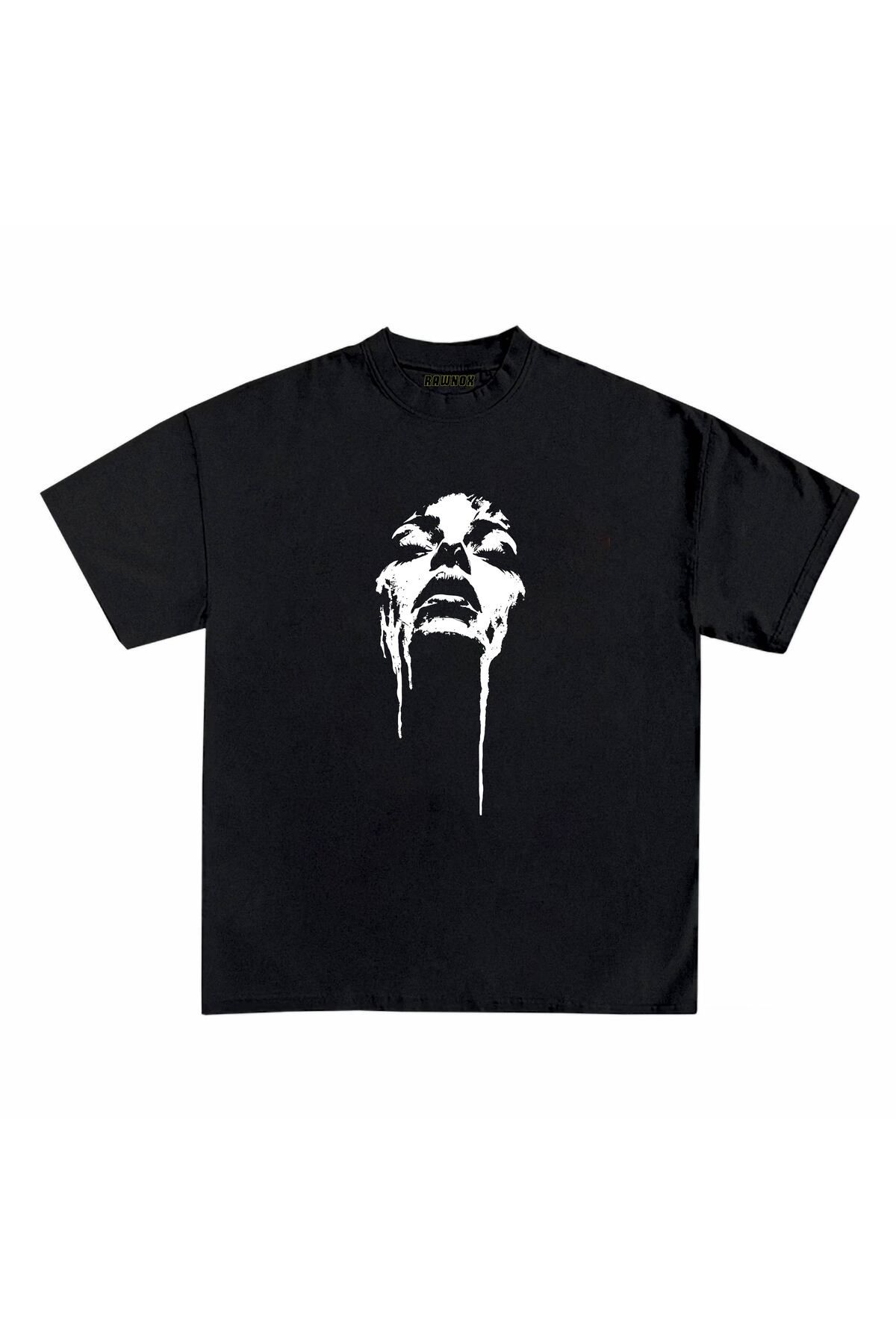 RawNox Unisex Bol Kalıp The Malor V2 Baskılı T-shirt