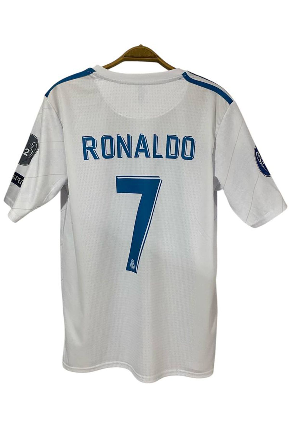 DAYIBALI DÜKKAN DAYIBALI Cristiano Ronaldo 2017-2018 Şampiyonlar Ligi Kiev Finali Kısa Kol Forması