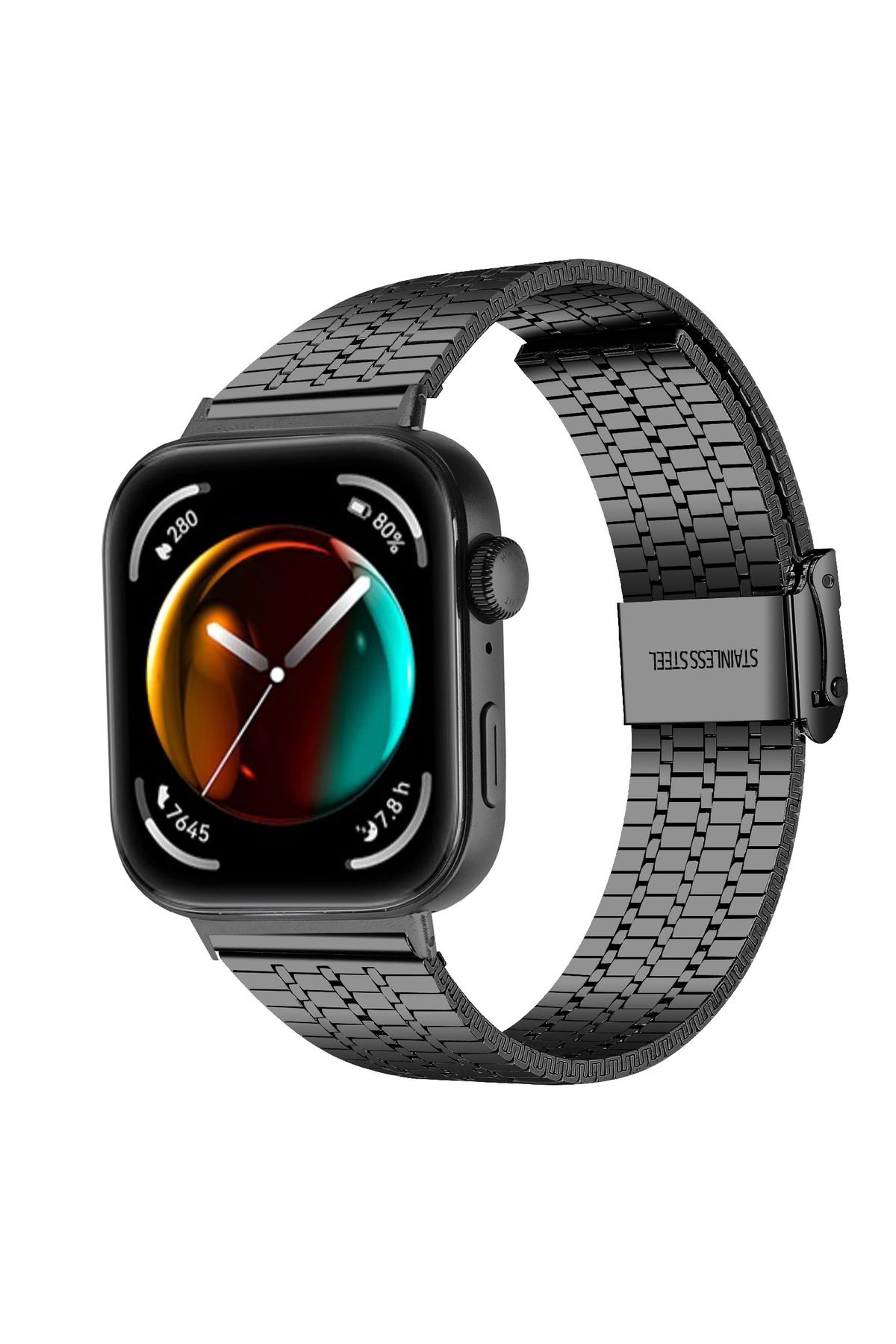 Nextron Huawei Watch Fit 4 & Watch Fit 4 Pro Uyumlu Kordon A+Kalite Metal Paslanmaz Ayarlanabilir Kordon