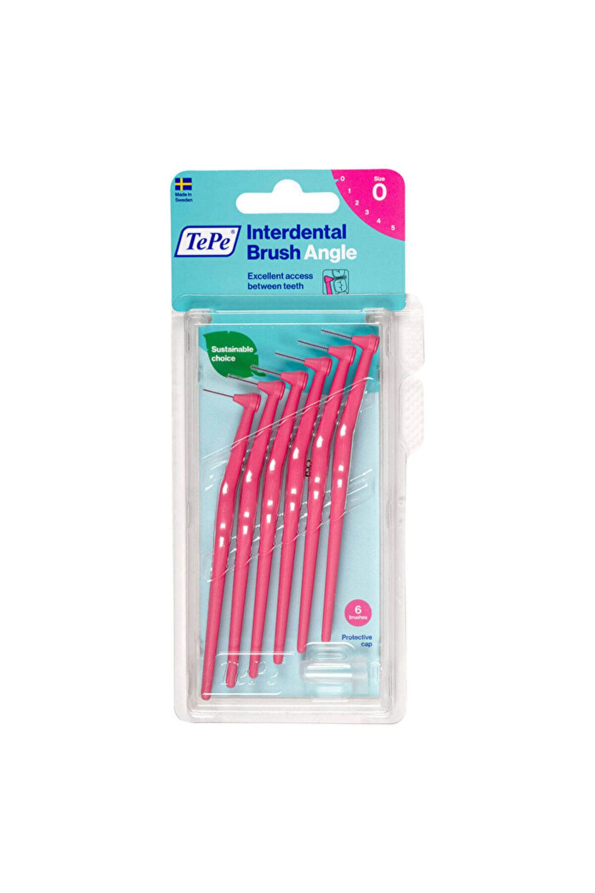 TePe Arayüz Fırçası - Angle Saplı 0.4 mm - 6'lı