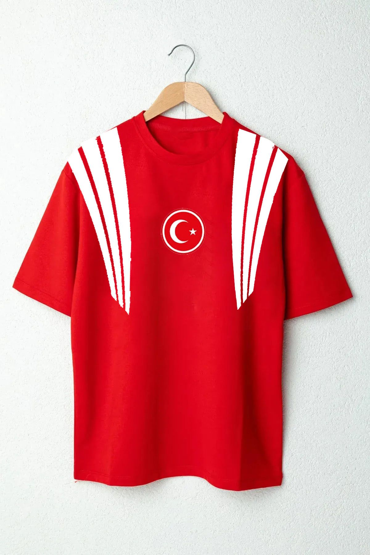 Pisa Art TÜRKİYE Milli Takım Retro Çizgili Tişört