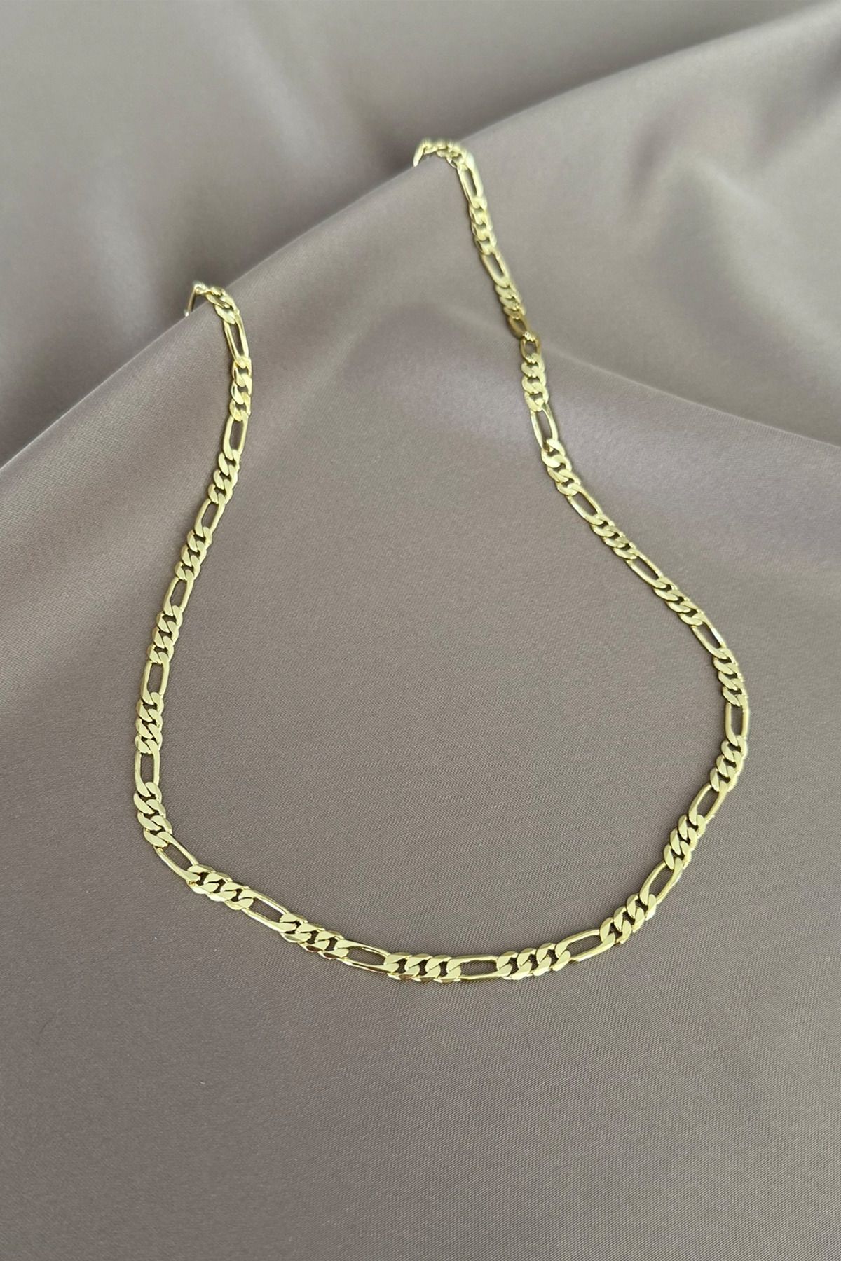 laria jewelry Figaro Zincir Çelik Kolye