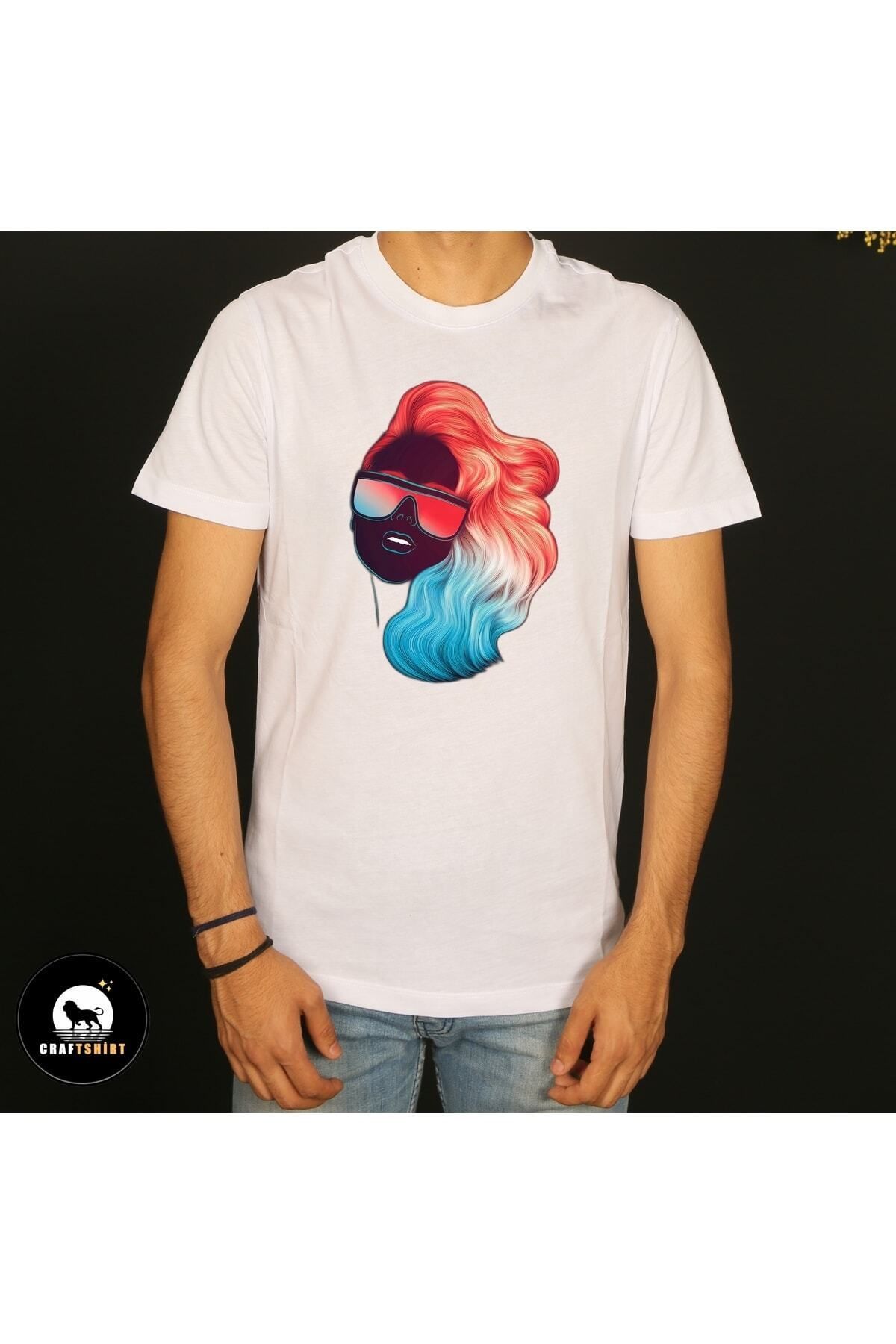 Pisa Art Cool Kadın Baskılı Basic Pamuklu Tişört