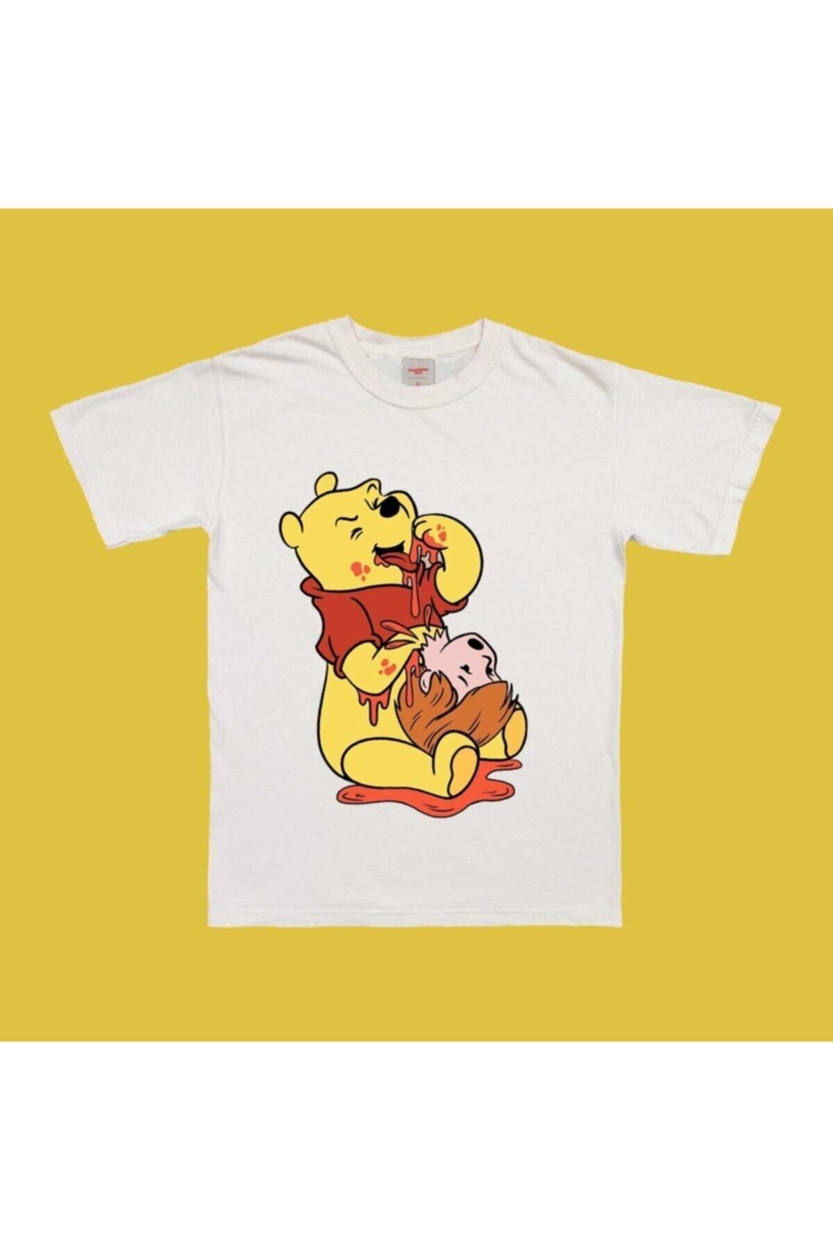 Pisa Art Unisex Oversize Winnie The Pooh Tshirt