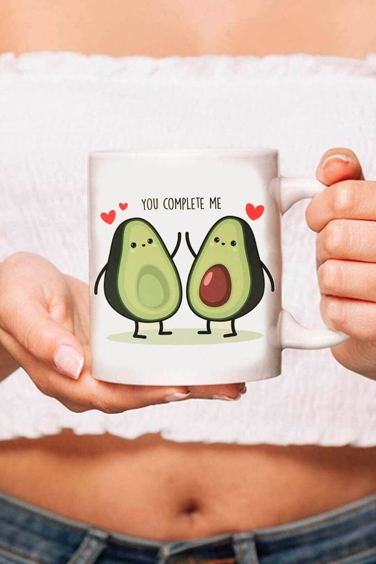 RETROGO Avokado Best Friends Avakado Özel Tasarım Kupa