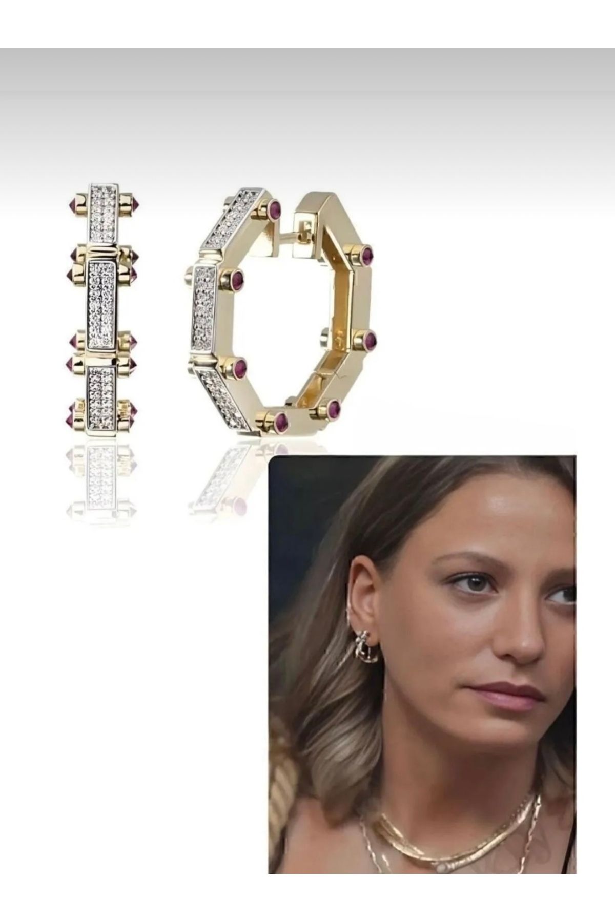 JEWELRY SERENAY KİMLER GELDİ KİMLER GEÇTİ LEYLA GOLD KÜPE