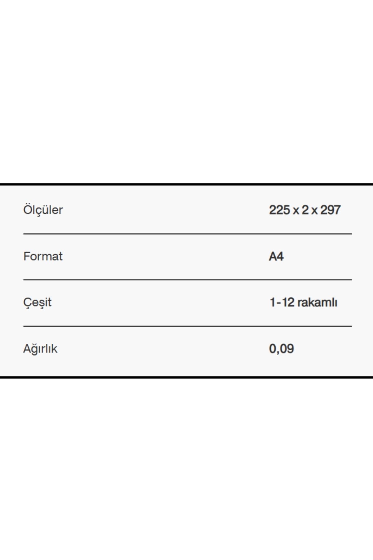 Esselte-A4 Separator,1-12 Figures,115 Micron Pp,For Regular Archiving 7