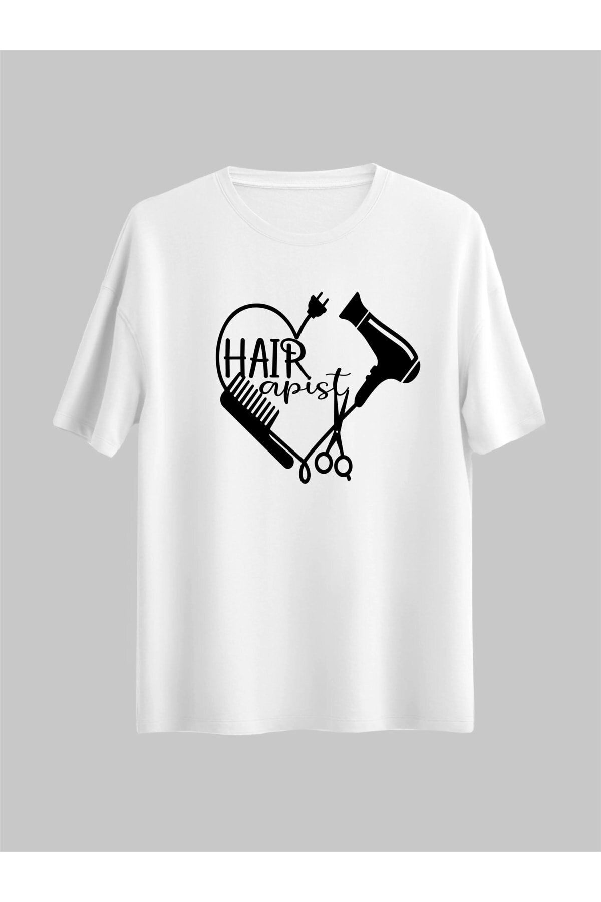Pisa Art Kuaför Berber Tasarım / Meslek Özel Tasarım / Fön Makas Tarak Eşya Unisex Tshirt