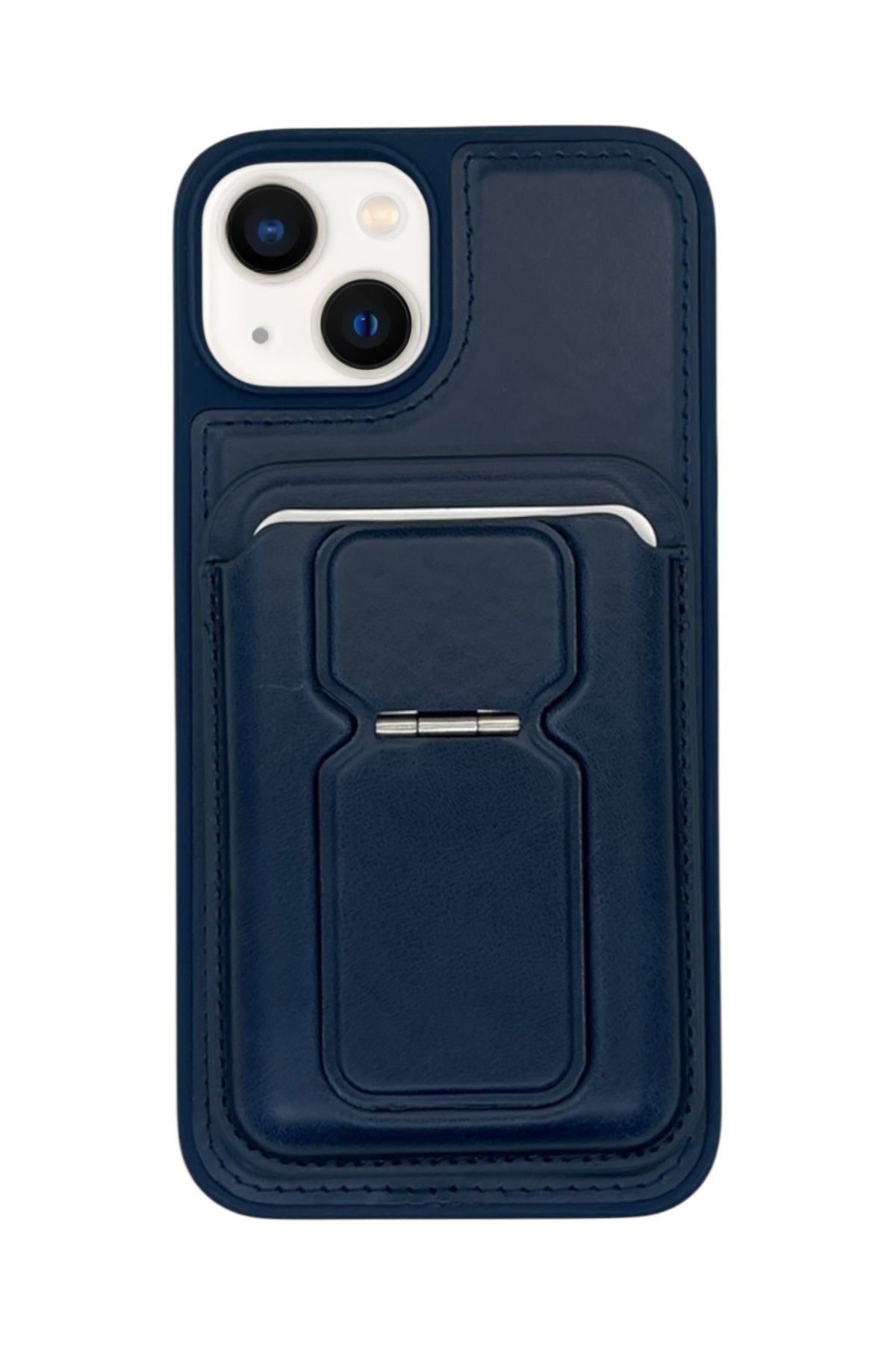 DESİNGSHOP Desingshop iPhone 16 Kılıf HD Deri Luxury Magnet Kartvizitli Kapak