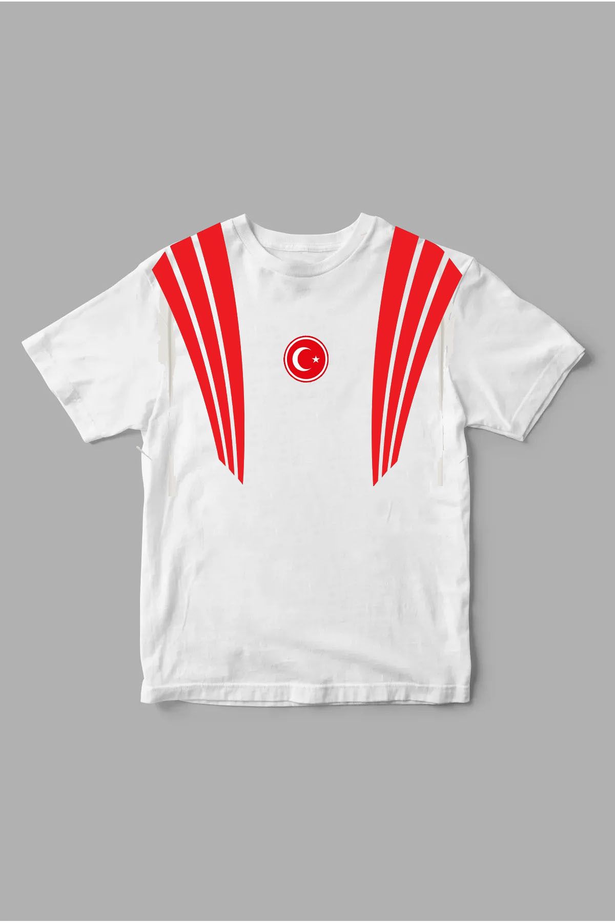 Pisa Art TÜRKİYE Milli Takım Retro Çizgili Tişört