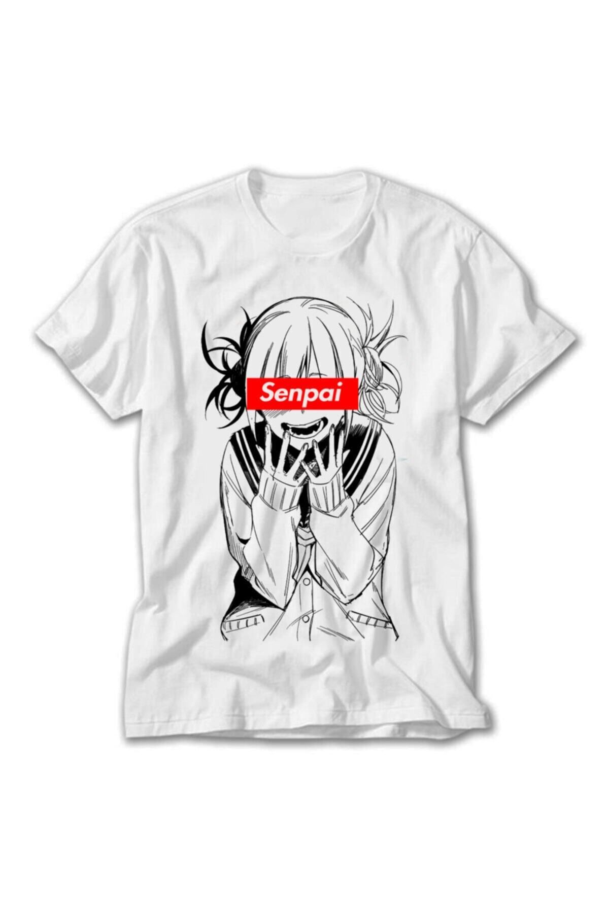 Pisa Art My Hero Academia Himiko Tişört Beyaz Unisex
