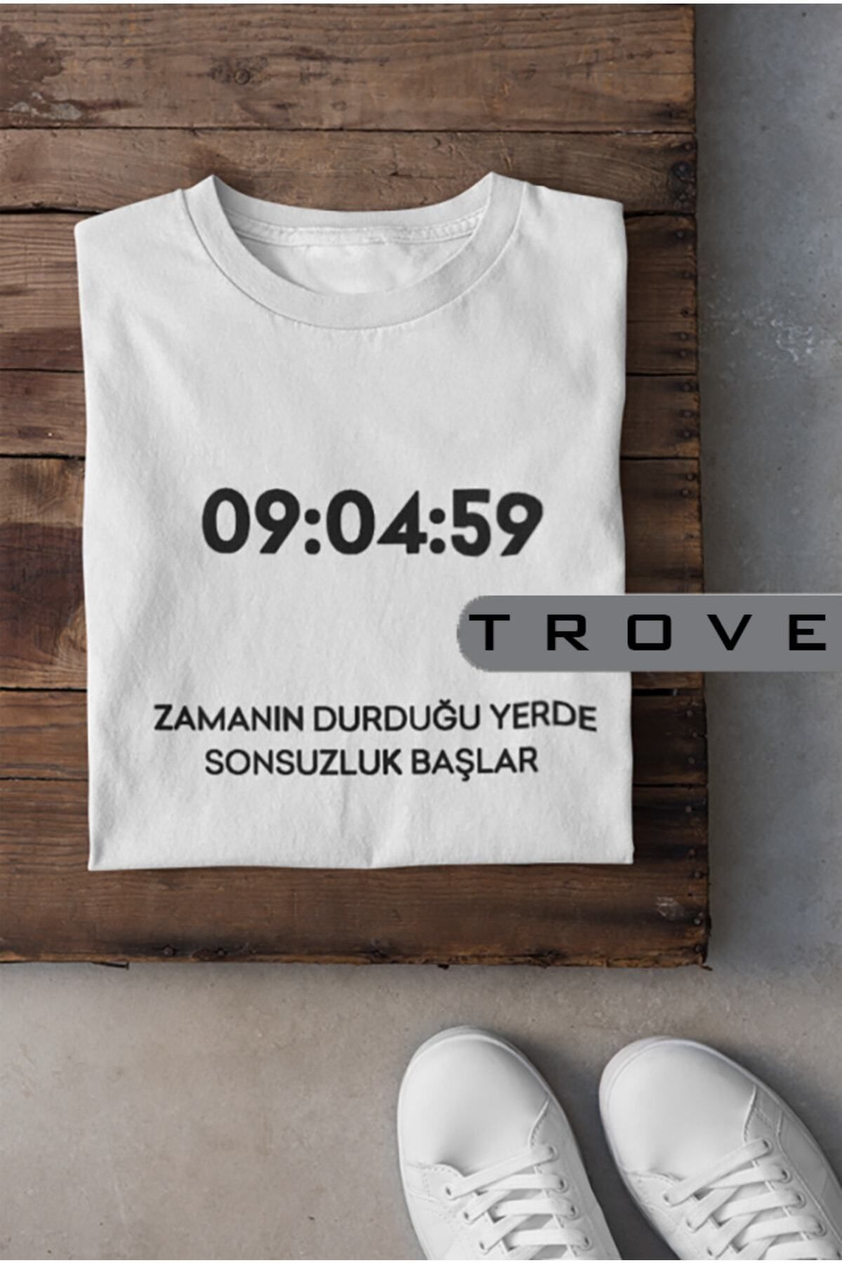 Pisa Art Unısex Kadın Erkek Mustafa Kemal Atatürk Zaman Sonsuzluk 09.04.59 % 100 Pamuk Tasarım T-shirt