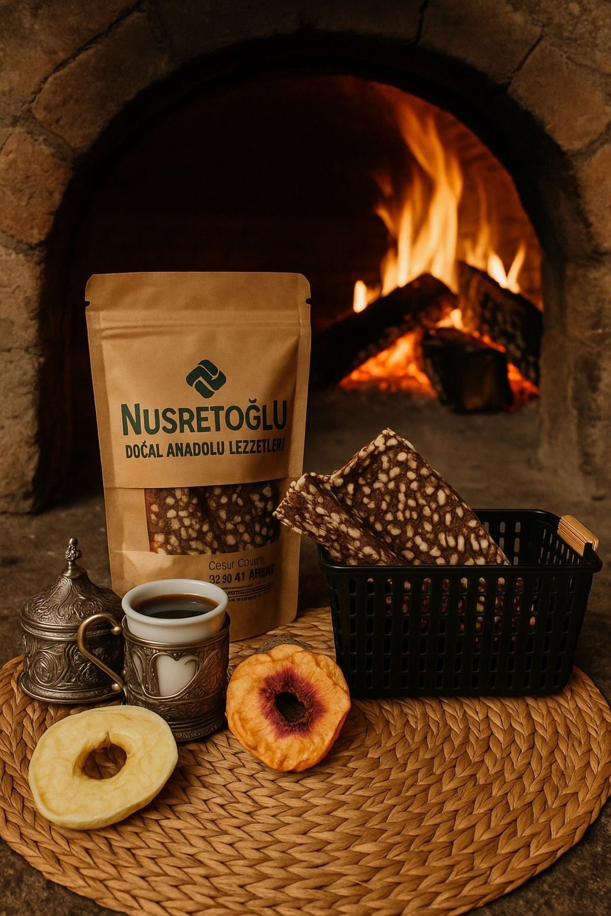 NUSRETOGLU MARDİN Taş Fırın Ayçekirdekli Glutensiz Gevrek 180g–Katkısız & Rafine Şekersiz Sağlıklı Atıştırmalık