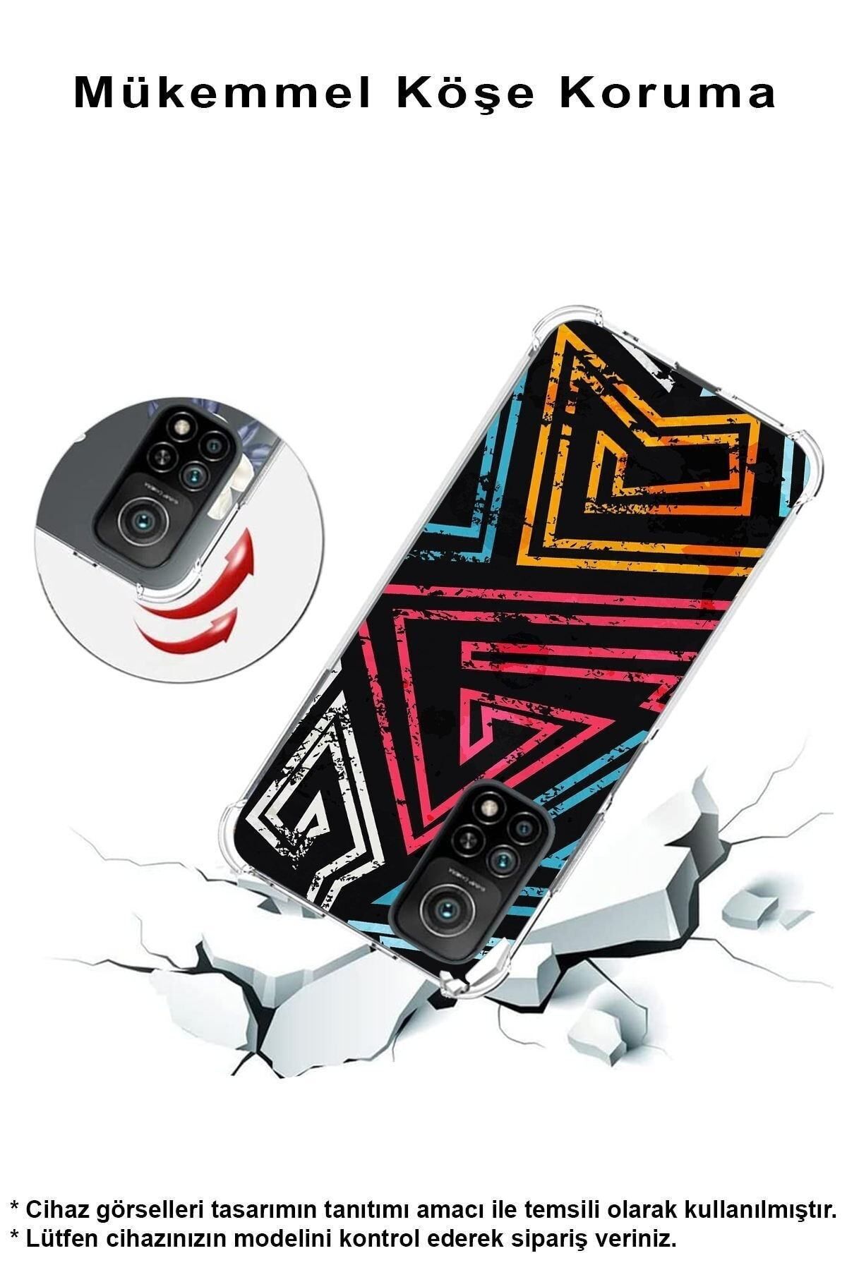PrintiFy Samsung Galaxy S23 Ultra ile Uyumlu Köşe Korumalı Antişok Kapak Eskitme Tasarımlı Kılıf