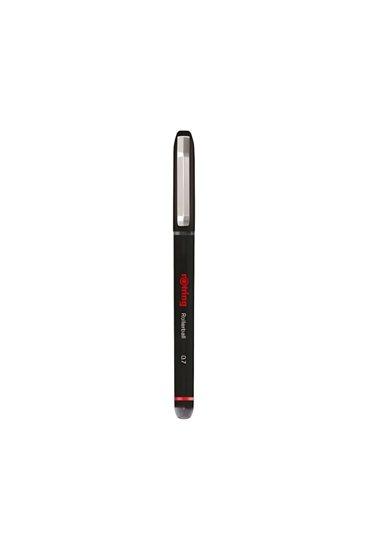 Rotring Roller Kalem,0.7 mm, Siyah, Hızlı Kuruyan Mürekkep, ABS gövde