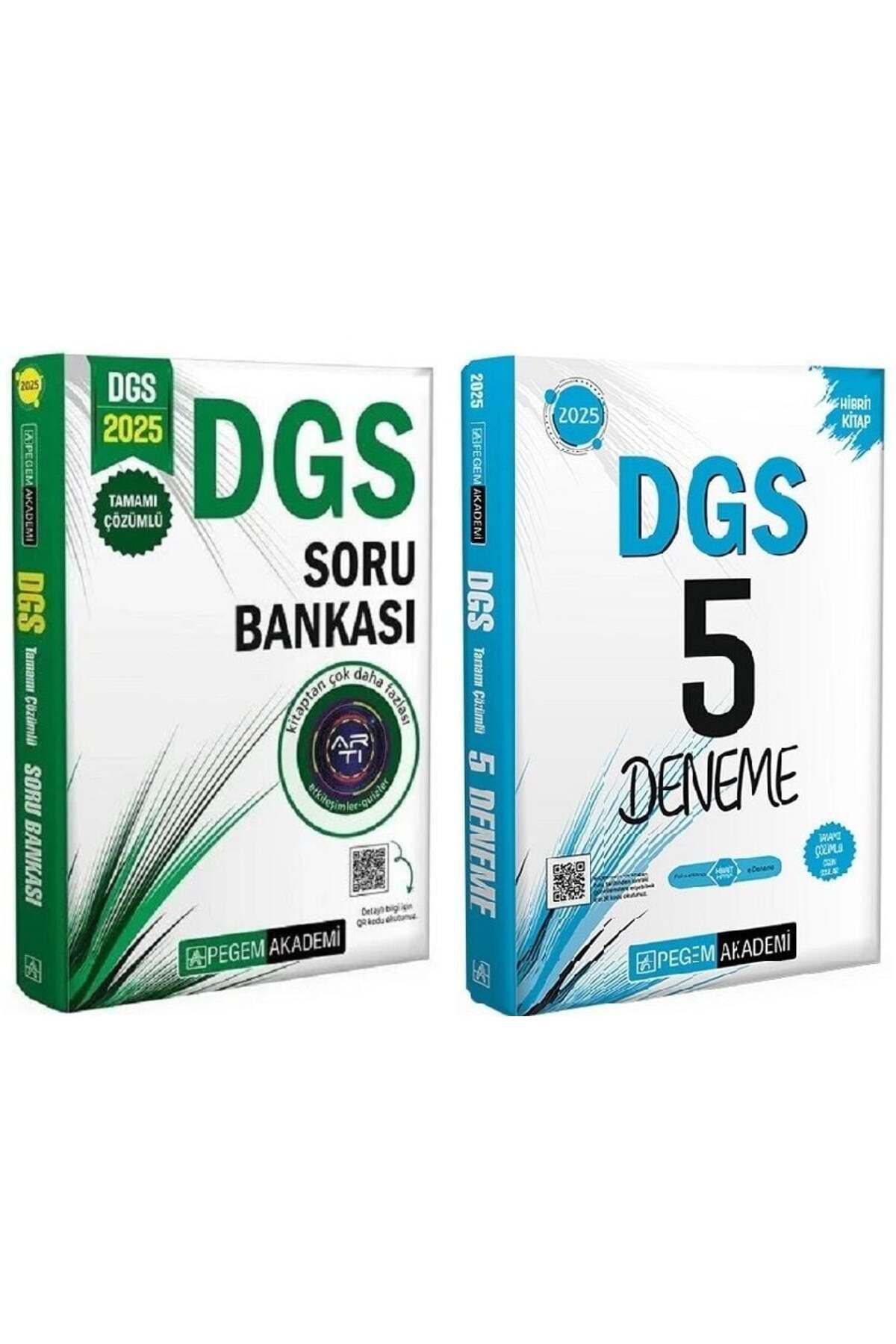 Makro Kitabevi Yayınları Pegem 2025 Baskı DGS Soru Bankası + 5 Deneme 2 li Set