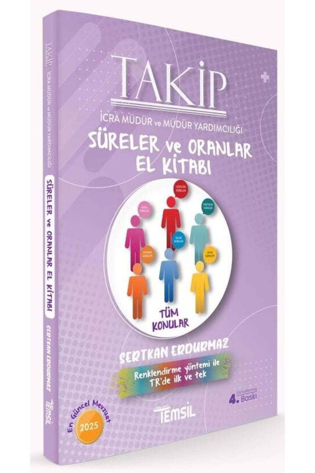 Makro Kitabevi Yayınları Temsil 2025 TAKİP İcra Müdürlüğü ve Yardımcılığı Süreler ve Oranlar Konu Anlatımı El Kitabı