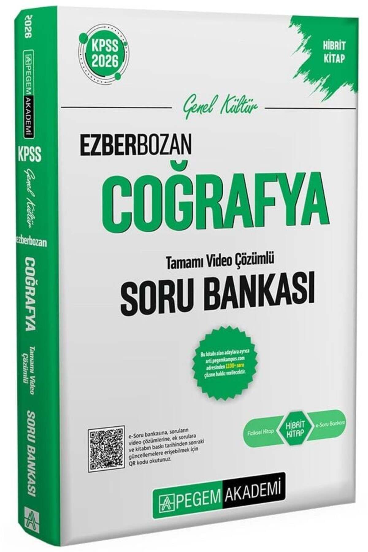 Makro Kitabevi Yayınları Pegem 2026 Baskı KPSS Coğrafya Ezberbozan Soru Bankası