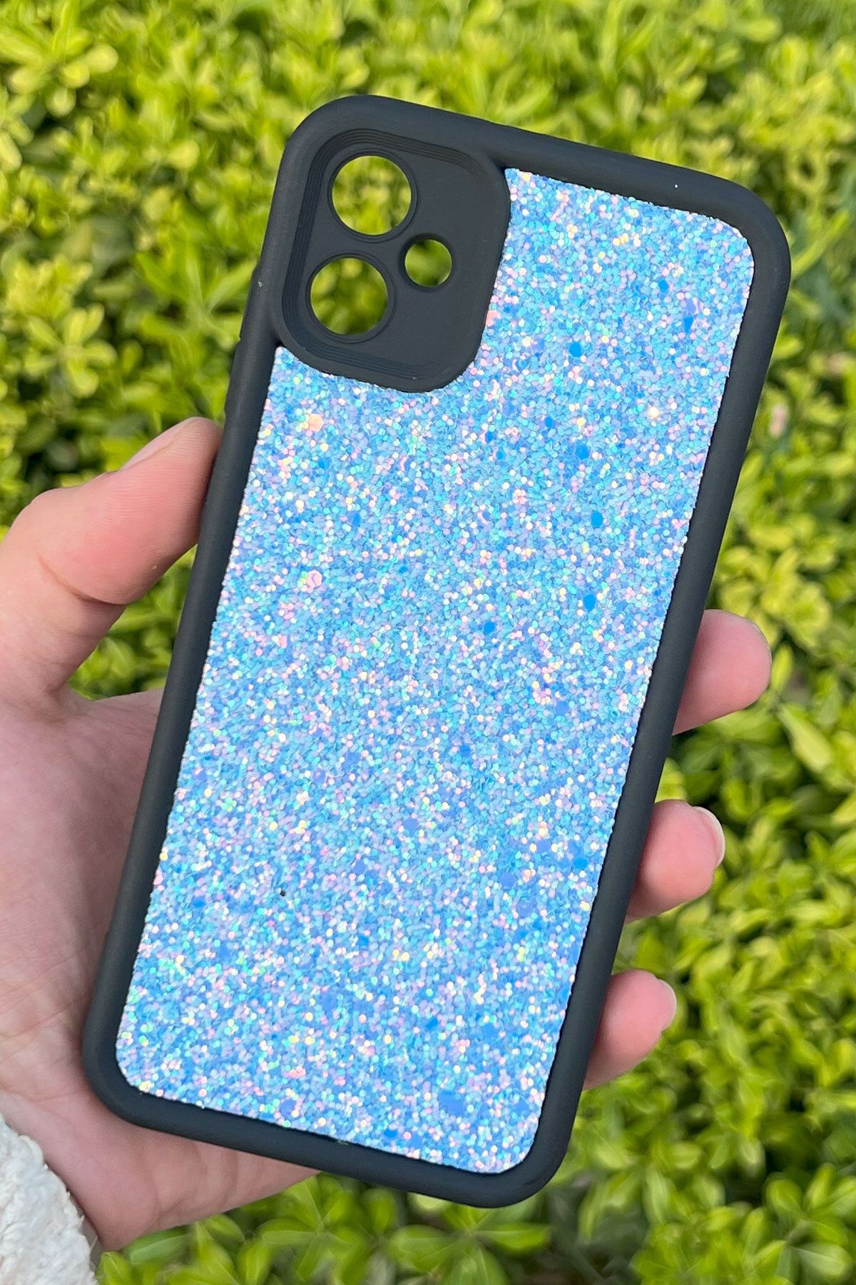 CEPSTOK Samsung Galaxy A05 Kılıf Taşlı Işıltılı Darbe Önleyici Silikon Kapak