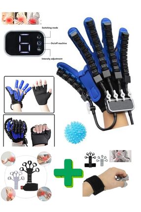 FOSILAVM Robotik Parmak Egzersiz Eldiveni | Fizik Tedavi Destekli Sağ El