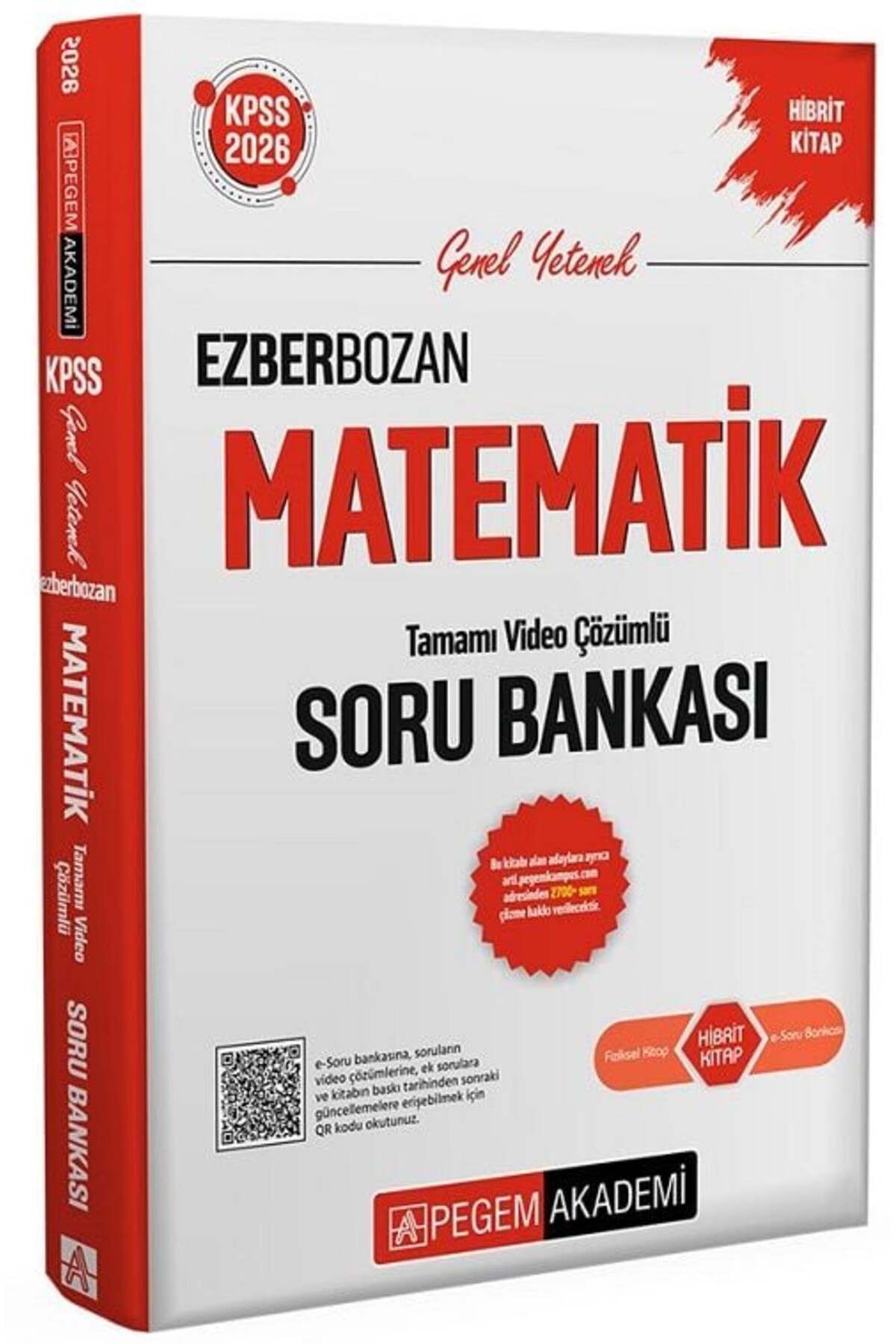 Makro Kitabevi Yayınları Pegem 2026 Baskı KPSS Matematik Ezberbozan Soru Bankası Çözümlü