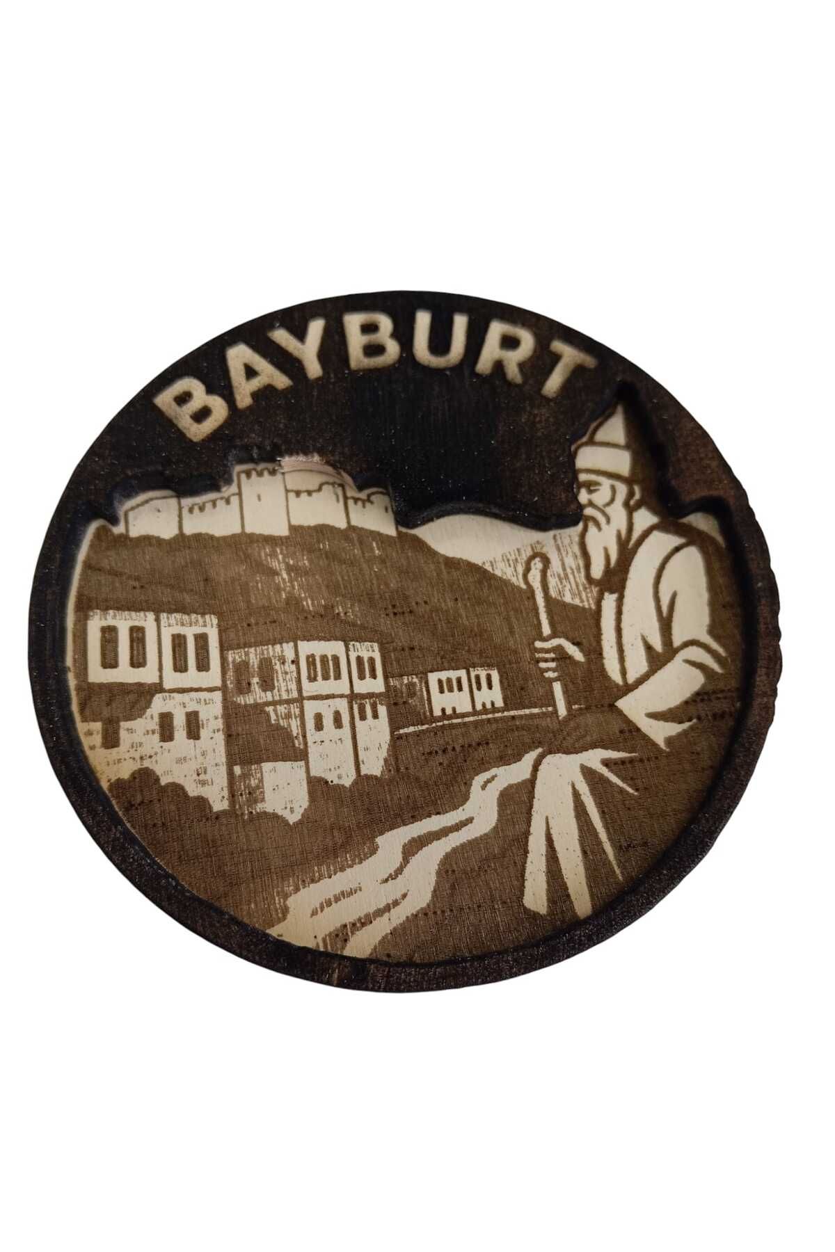 Home Bayburt Magnet, ahşap yakma magnet