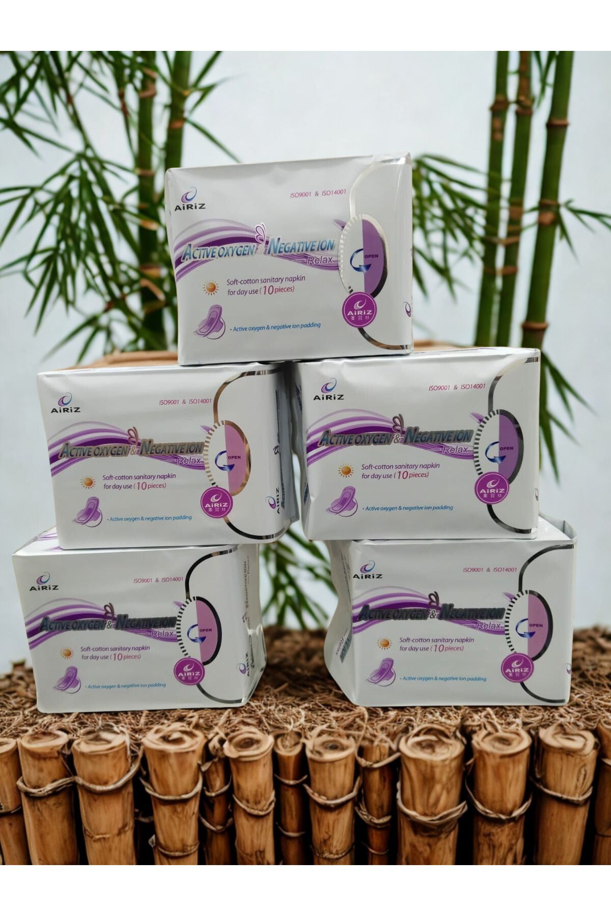 ELEGANT DREAM Tiens Airiz Hijyenik 10'lu 5 paket Gündüz Ped