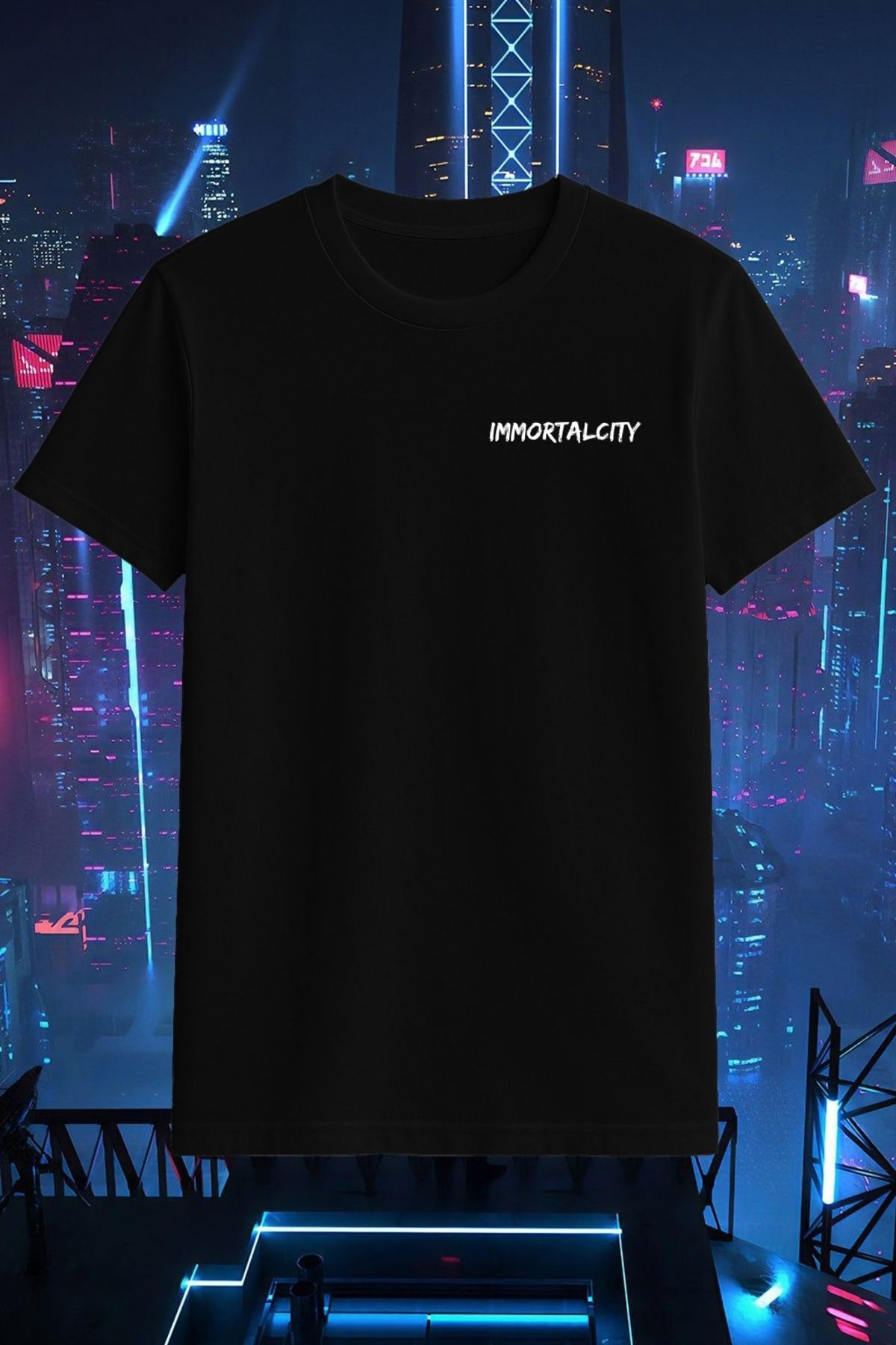 Vigor Wear İMMORTALL Baskılı Oversize T-Shirt