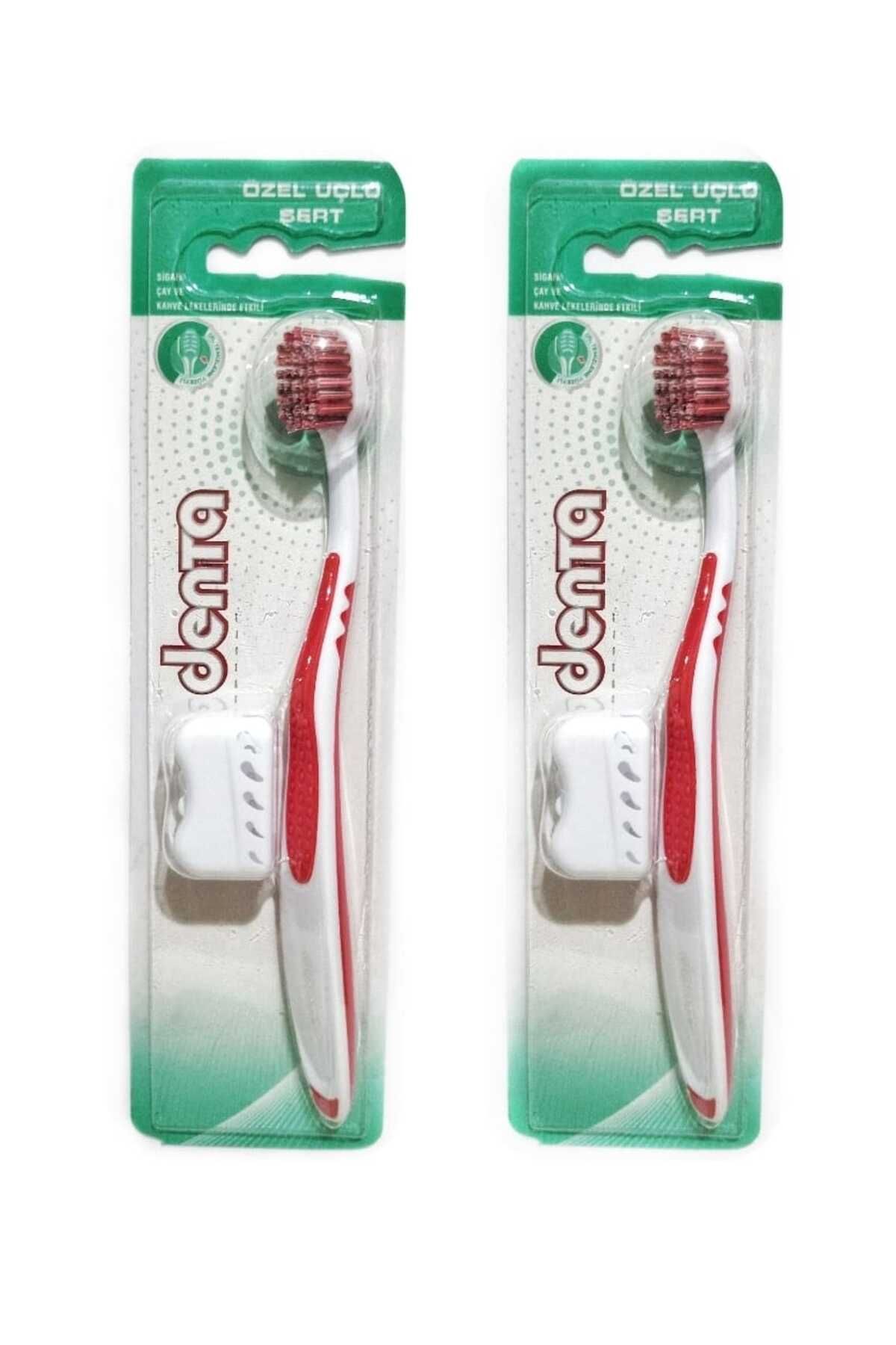 Denta sigara çay ve kahve lekelerinde etkili 2 adet diş fırçası
