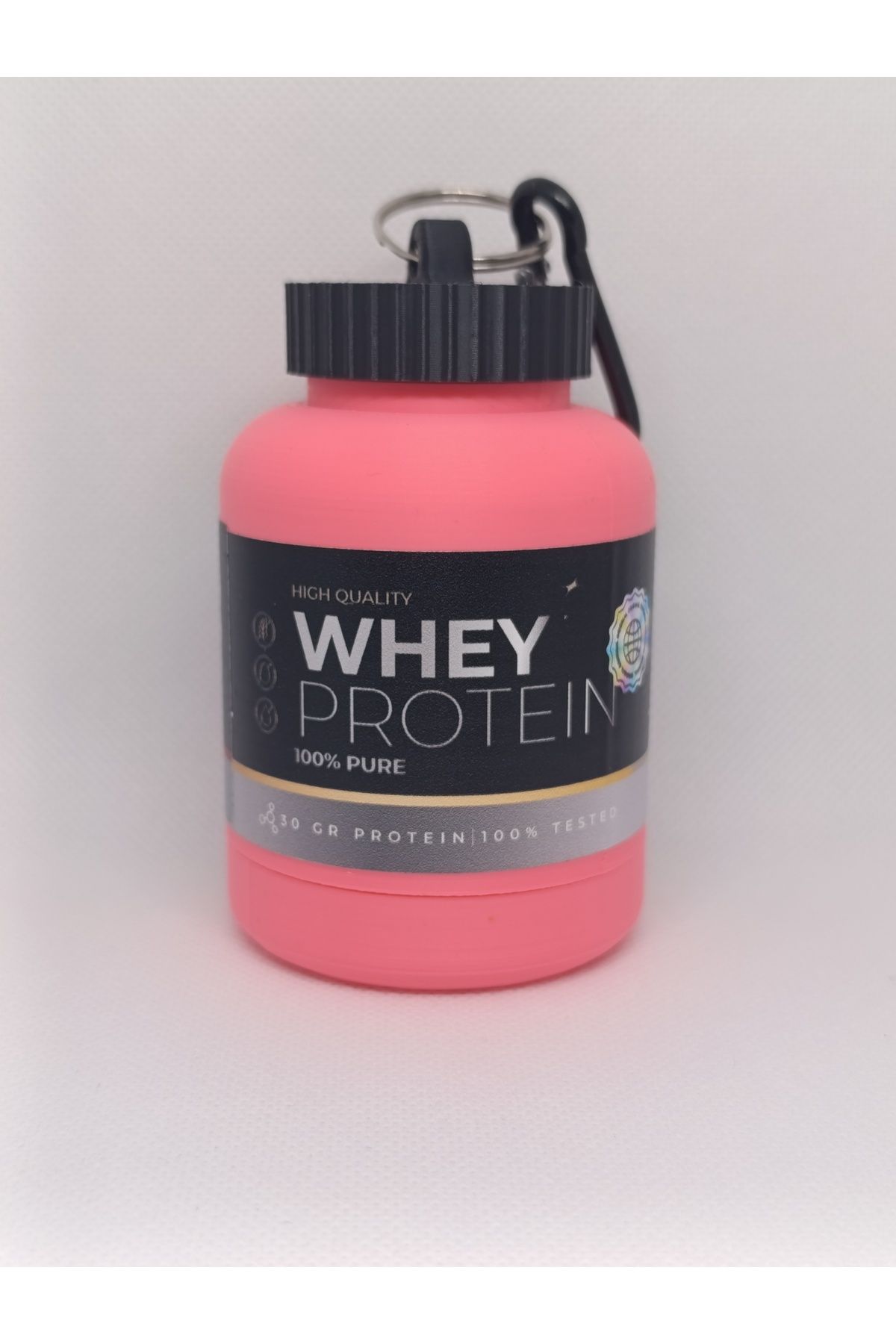 NozzleCraft Protein Toz Saklama Hunisi – 50g | Karabinalı