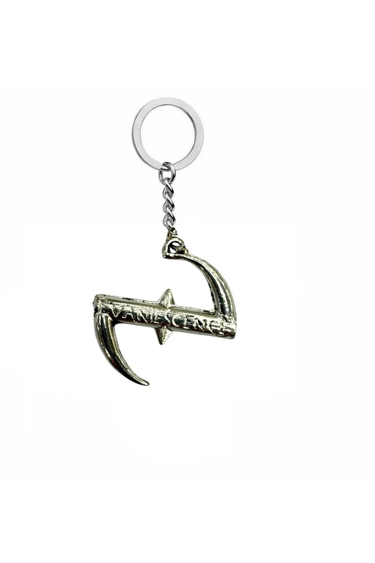 Herşey Nota Evanescence Rock Metal Grup Logolu Anahtarlık – Unisex Aksesuar