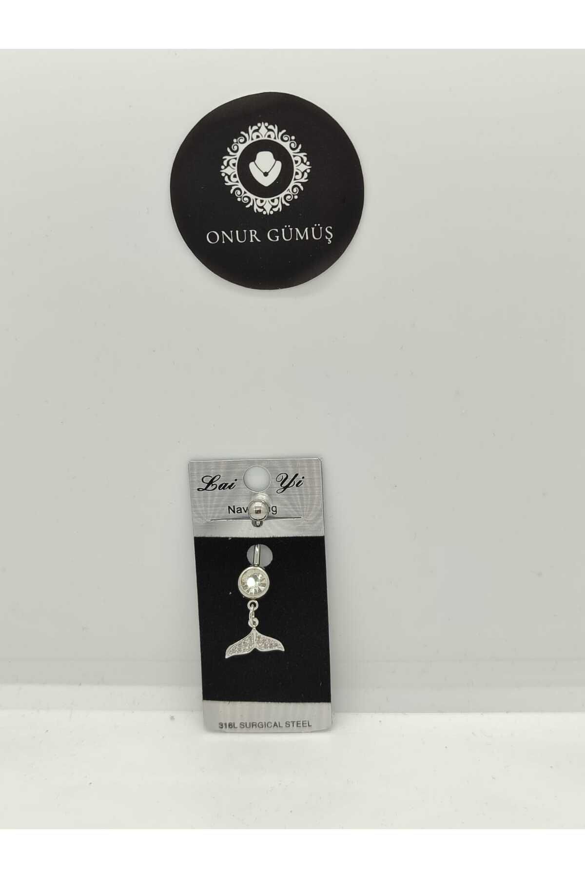 Onur Gümüş Deniz Kızı Kuyruğu Göbek Piercing