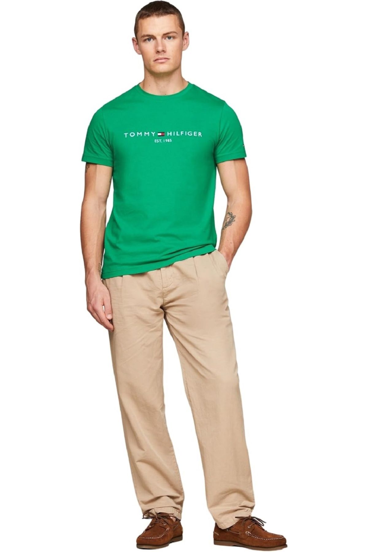 Tommy Hilfiger Sport _TommyHilfiger ERKEK ORGANİK PAMUK T-SHIRT