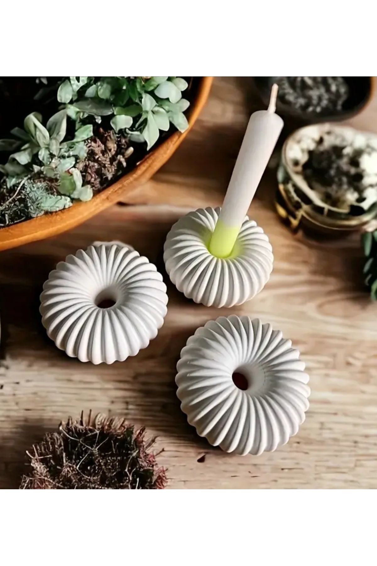 agu home Beyaz Beton Mumluk