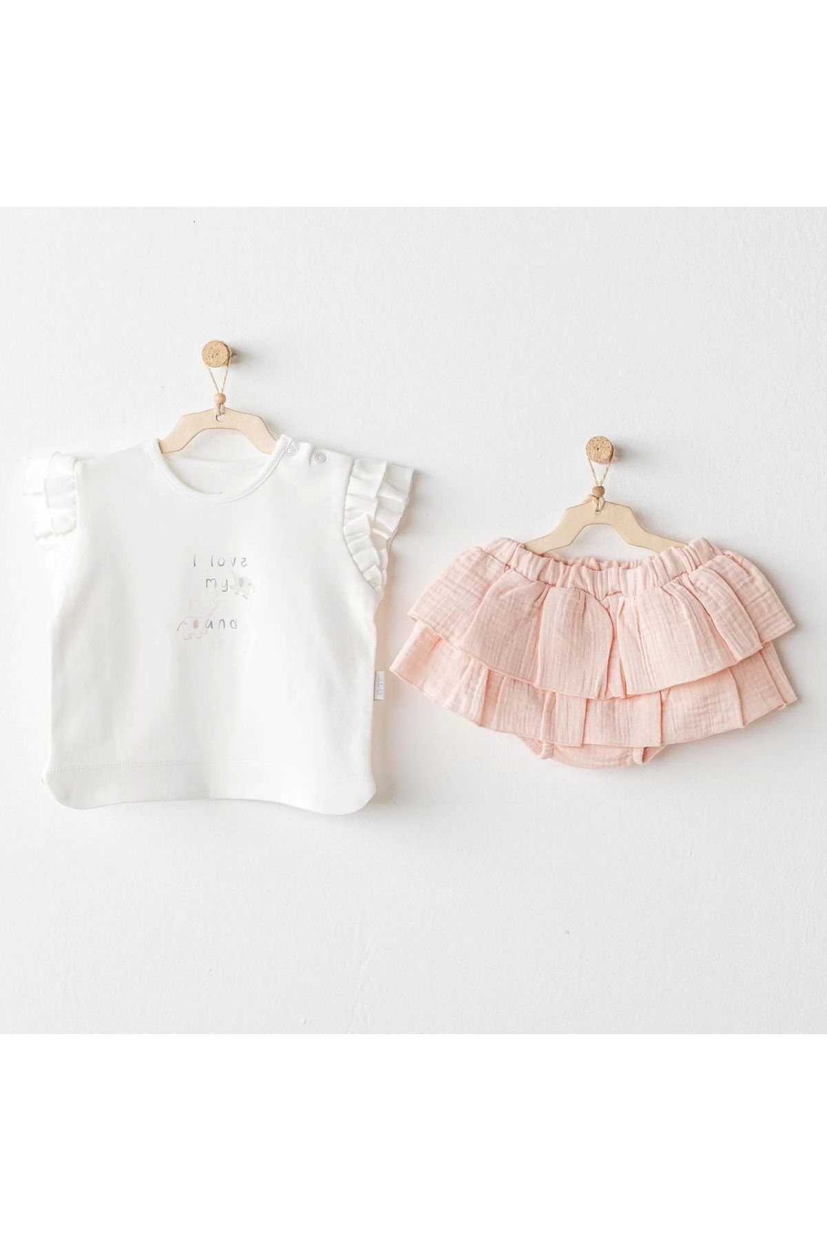 FTT SHOPPING MARKET Andywawa Ac25522 Love Family 2'li Takım Salmon
