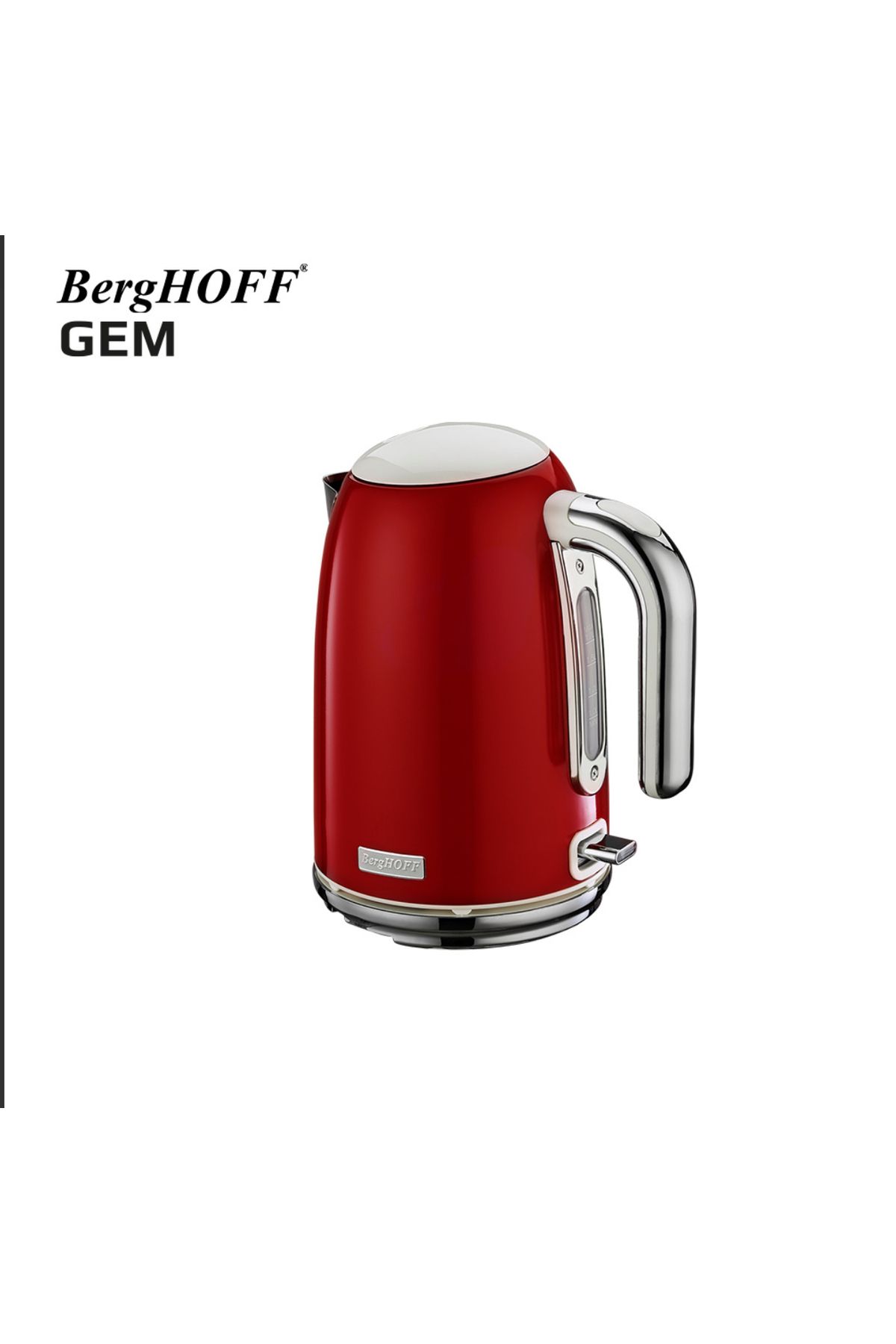 Berghoff GEM RETRO 1.7 litre Kırmızı Su Isıtıcısı