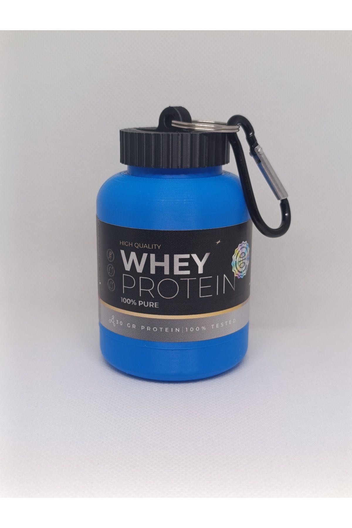 NozzleCraft Protein Toz Saklama Hunisi – 50g | Karabinalı
