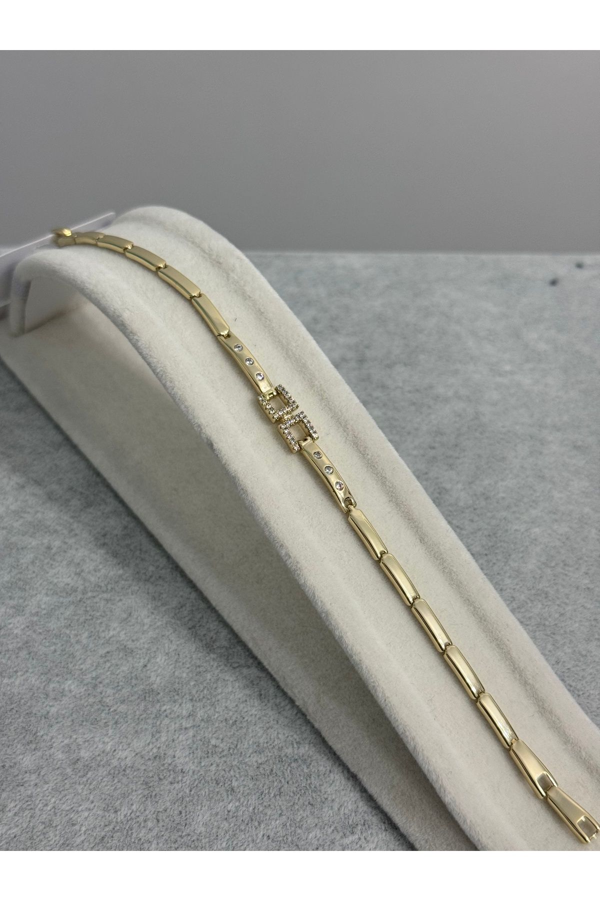 XUPING JEWELRY 18K zirkon taşlı çelik bileklik paslanmaz kararmaz