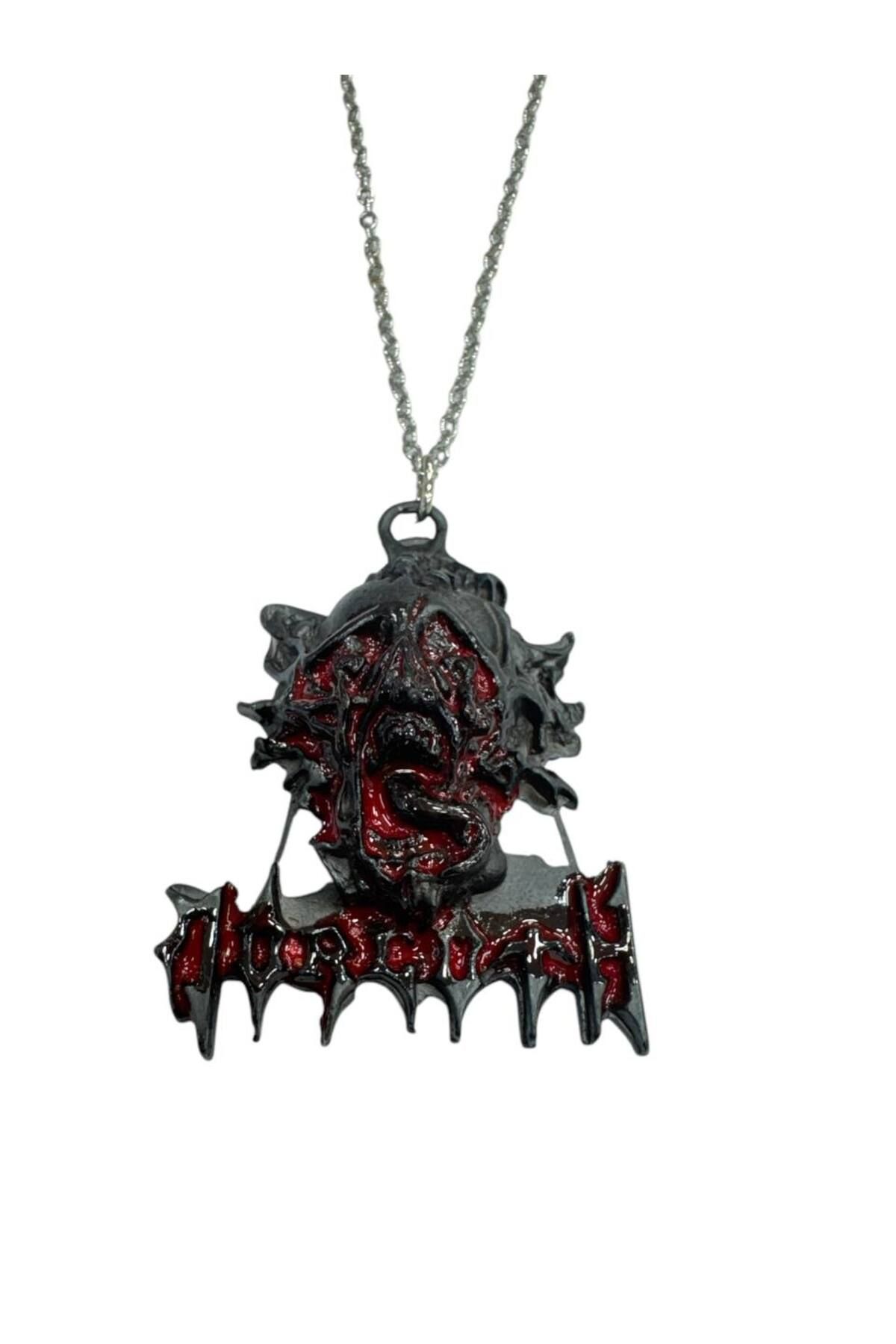 Herşey Nota Yüzüklerin Efendisi Morgoth Kolyesi – Unisex Fantastik Aksesuar - 60 cm