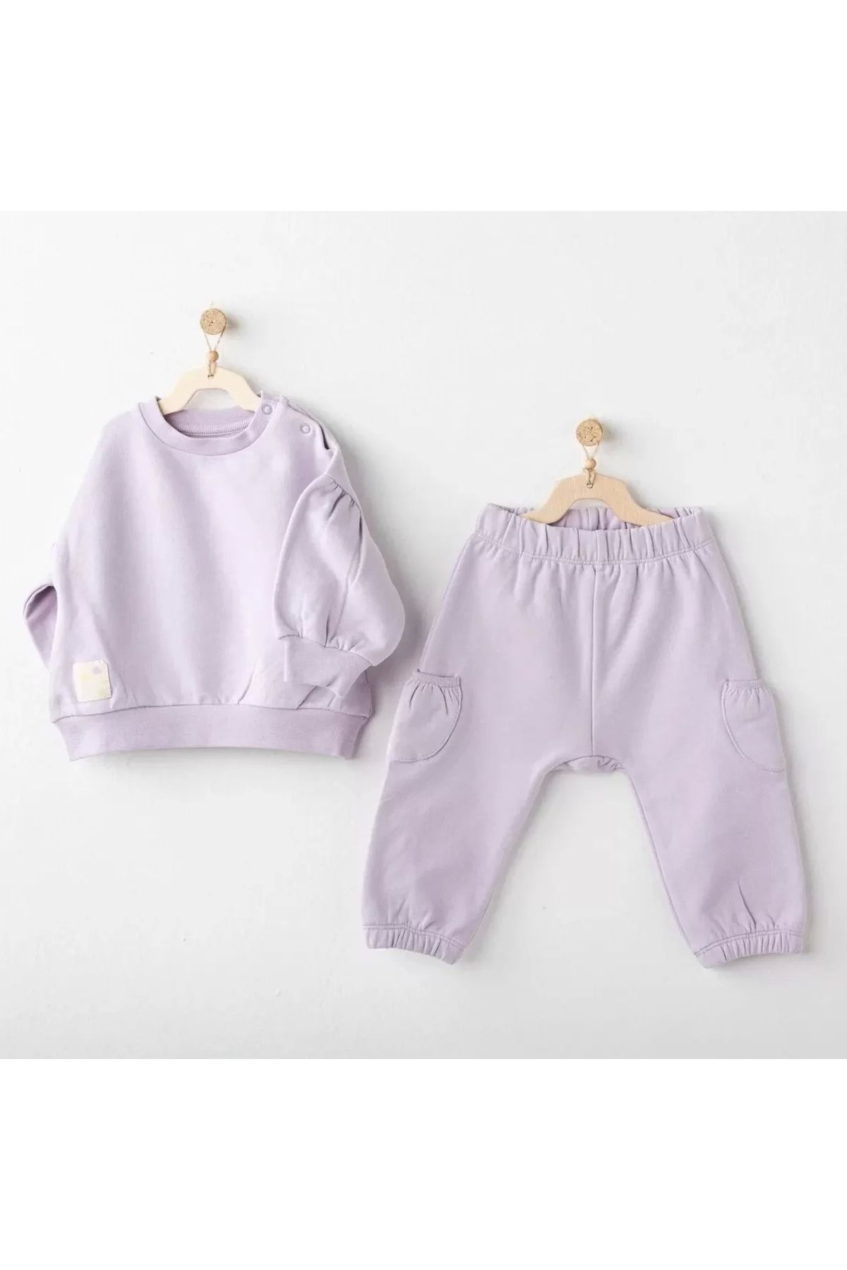 FTT SHOPPING MARKET Basic 2'li Bebe Takım Lila