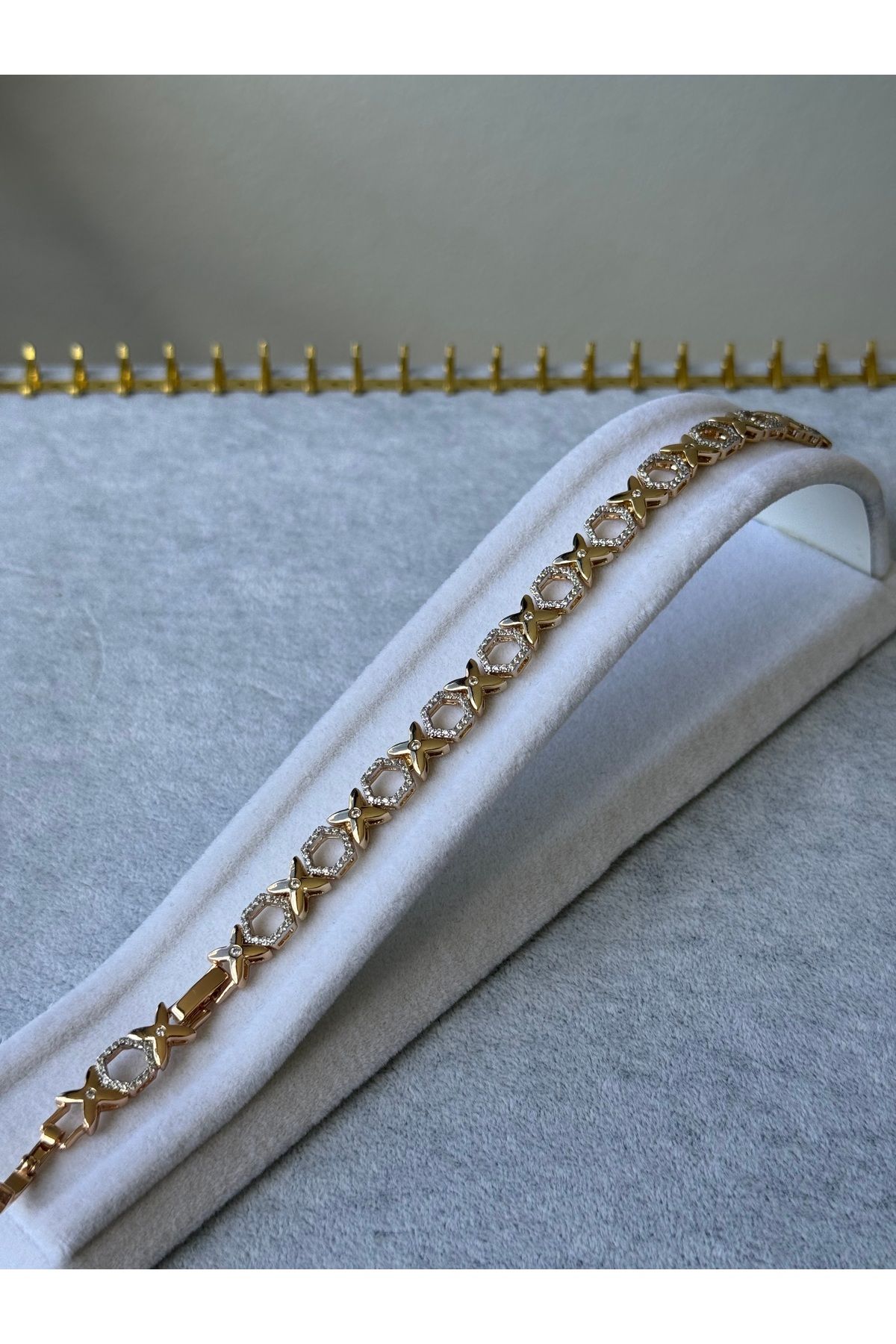 XUPING JEWELRY 316L zirkon taşlı çelik bileklik paslanmaz kararmaz
