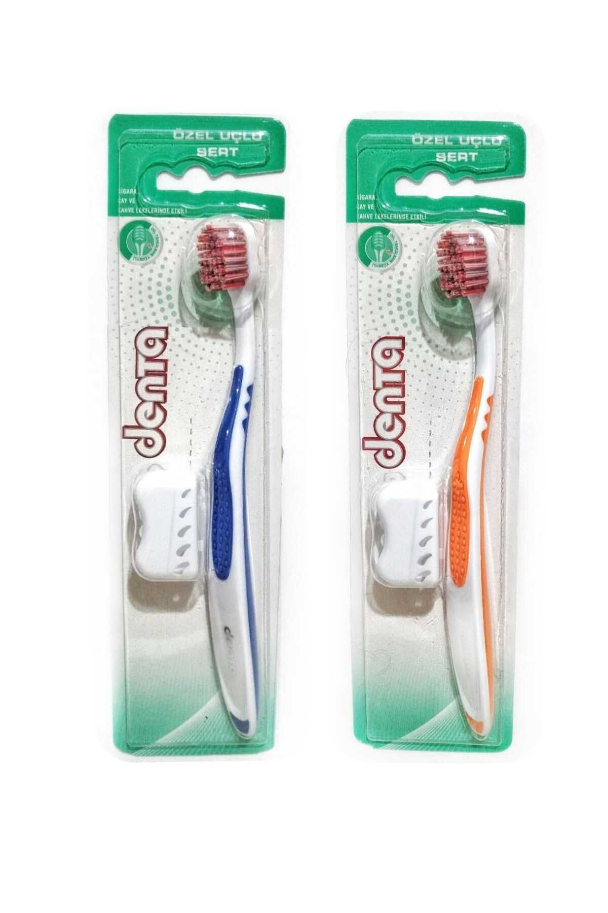 Denta Sigara Çay Ve Kahve Lekelerinde Etkili 2 Adet Sert Diş Fırçası