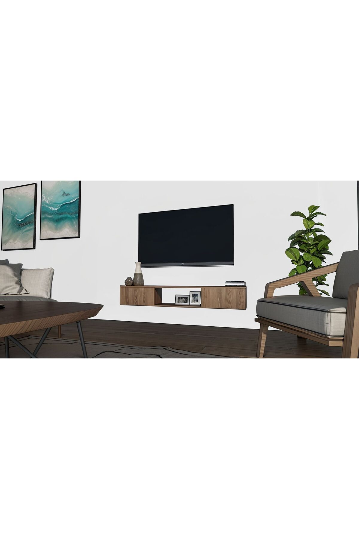 Home Tv Ünitesi, Tv Sehpası, Raflı