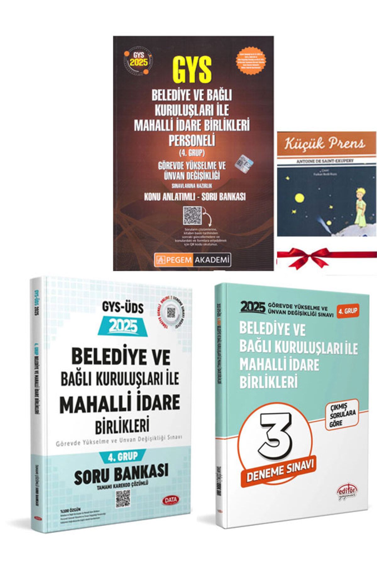Pegem Akademi Yayıncılık 2025 Gys Üds Belediye ve Bağlı Kuruluşları ile Mahalli İdare Birlikleri 4.Grup Konu Soru Deneme