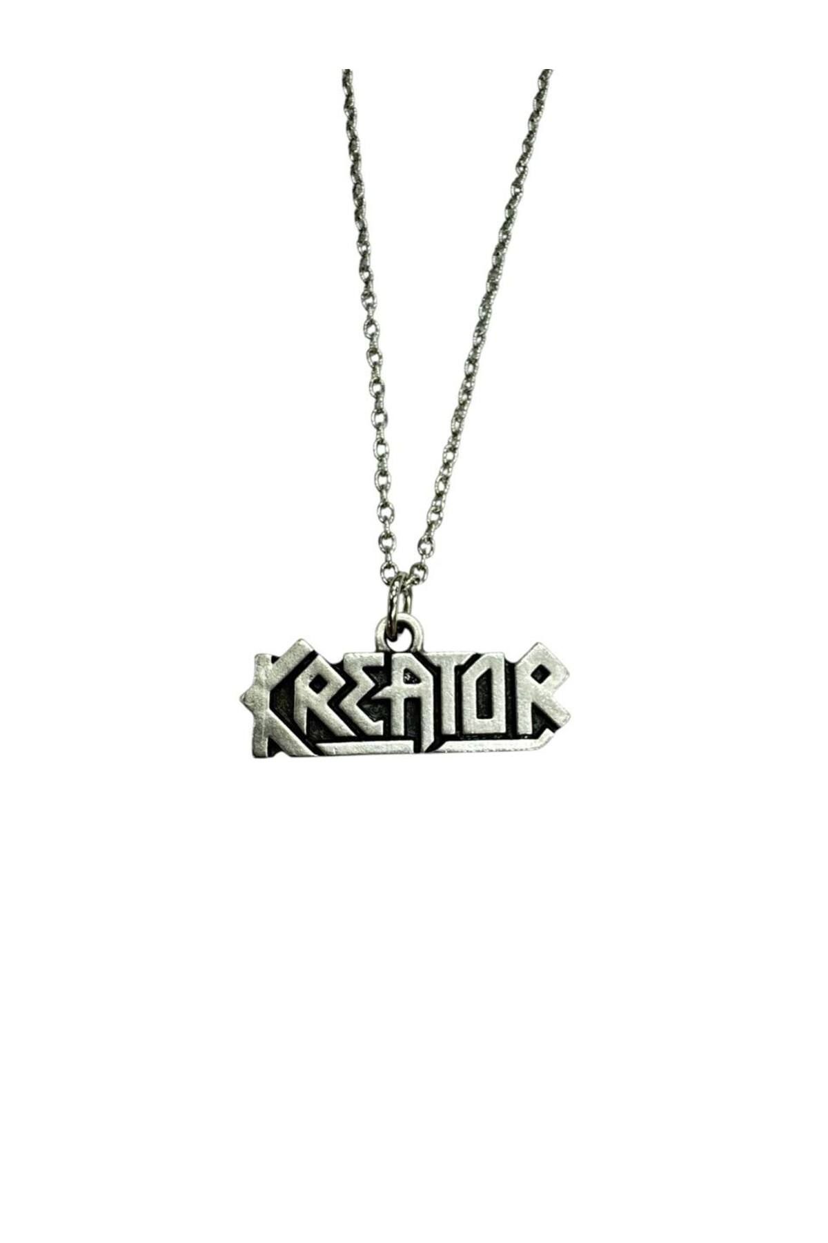 Herşey Nota Kreator Thrash Metal Grup Kolyesi – Unisex Aksesuar - 60 cm