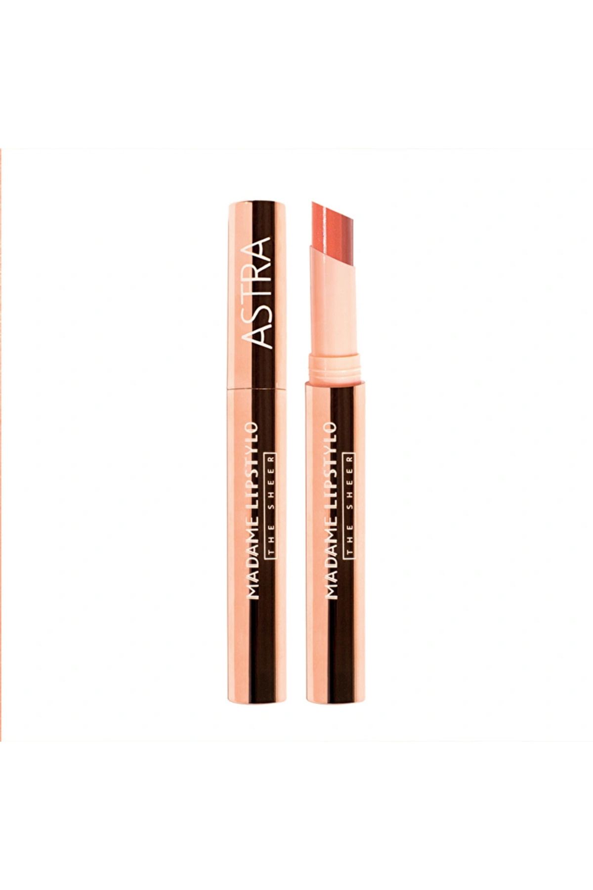 ASTRA MAKE-UP Madame Lipstylo The Sheer Parlak Ruj -02 Voila De Nude