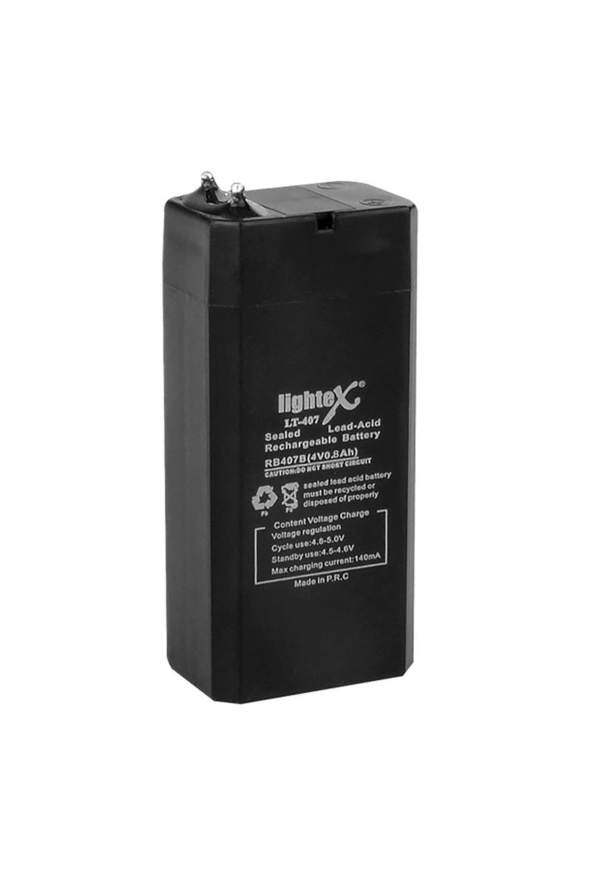 Miravm Akü 4 Volt 0.8 Amper Lıghtex Lt-407 (4172)