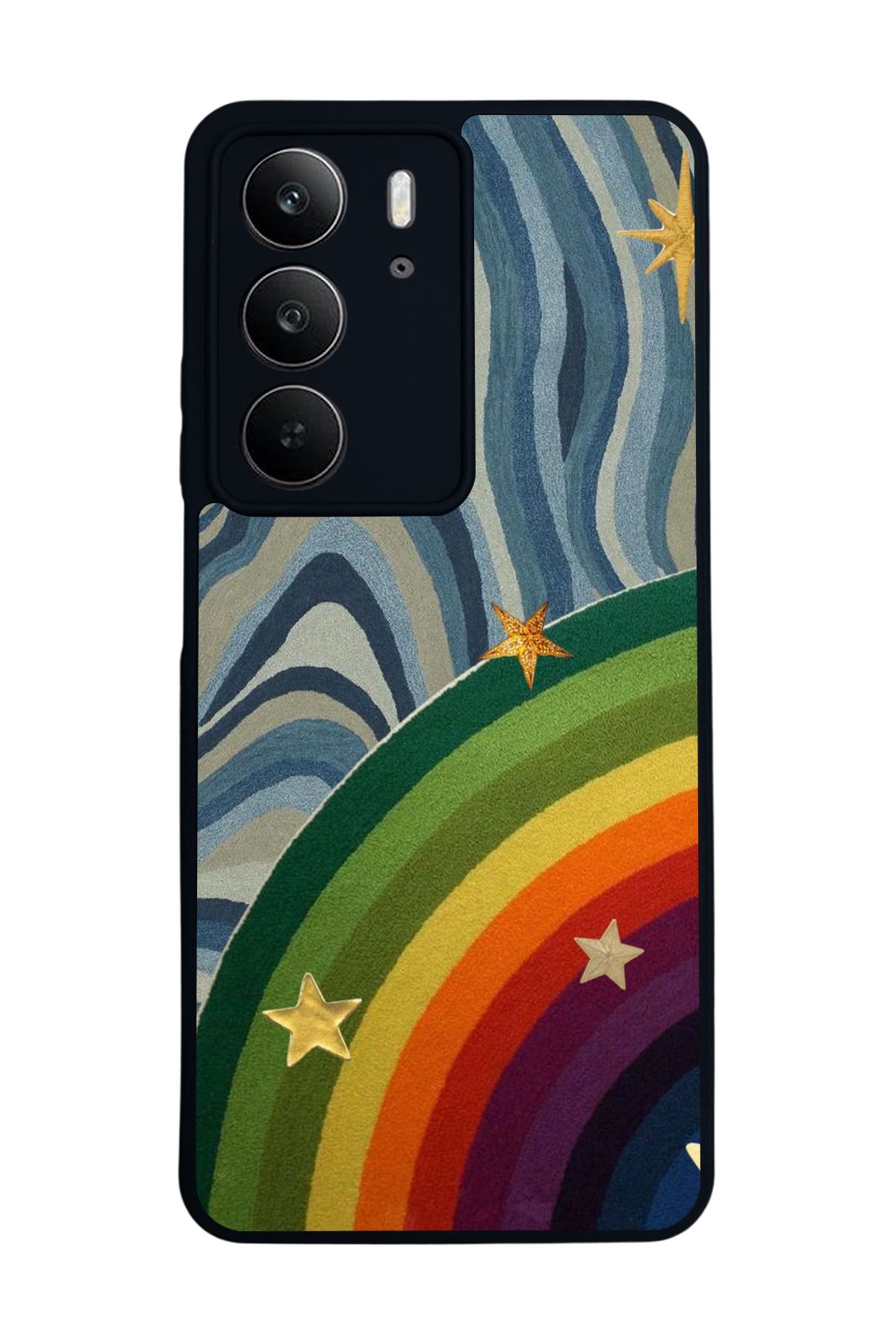 realme C75 Mat Uyumlu Siyah Kılıf – Yumuşak Silikon, Koruyucu, Şok Emici Kapak