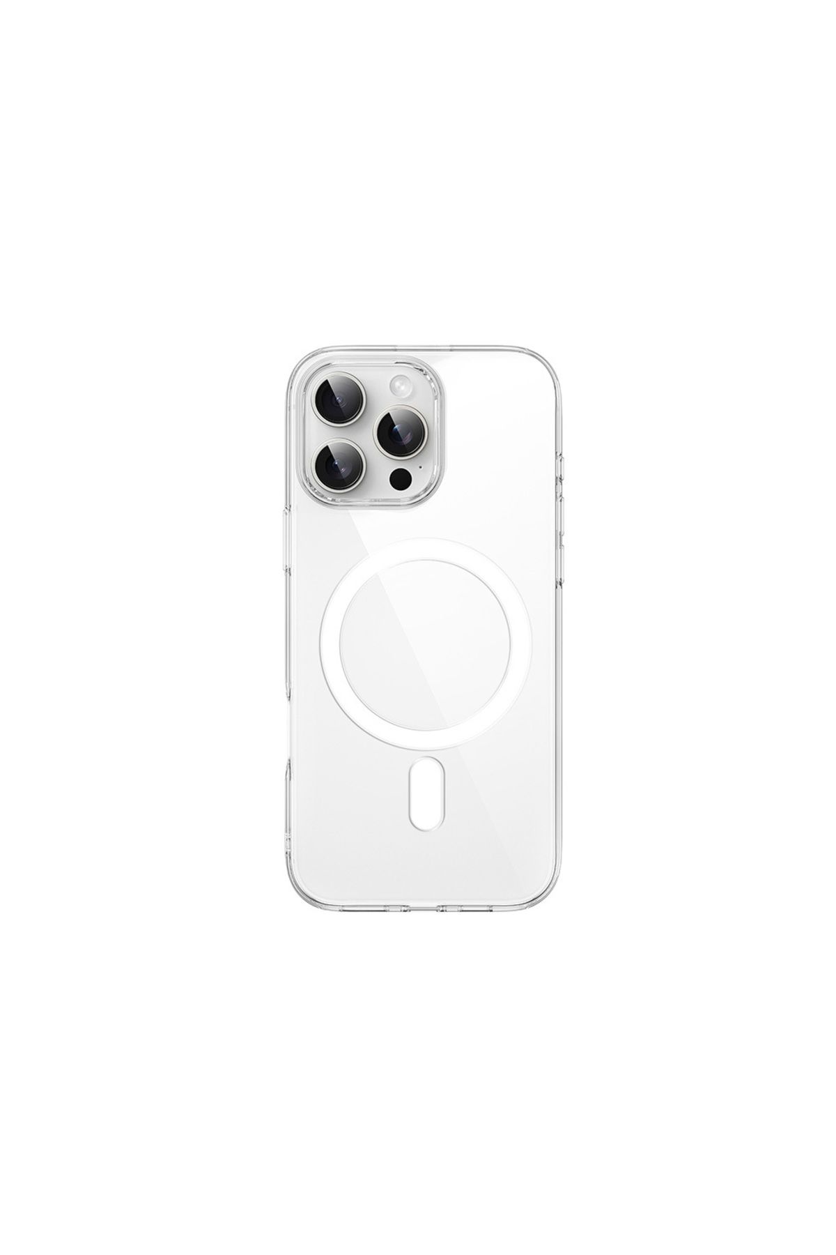 damperglass wiSlim İnce Profil Magsafe Sararmaz Şeffaf Kılıf - iPhone 15 Pro Max