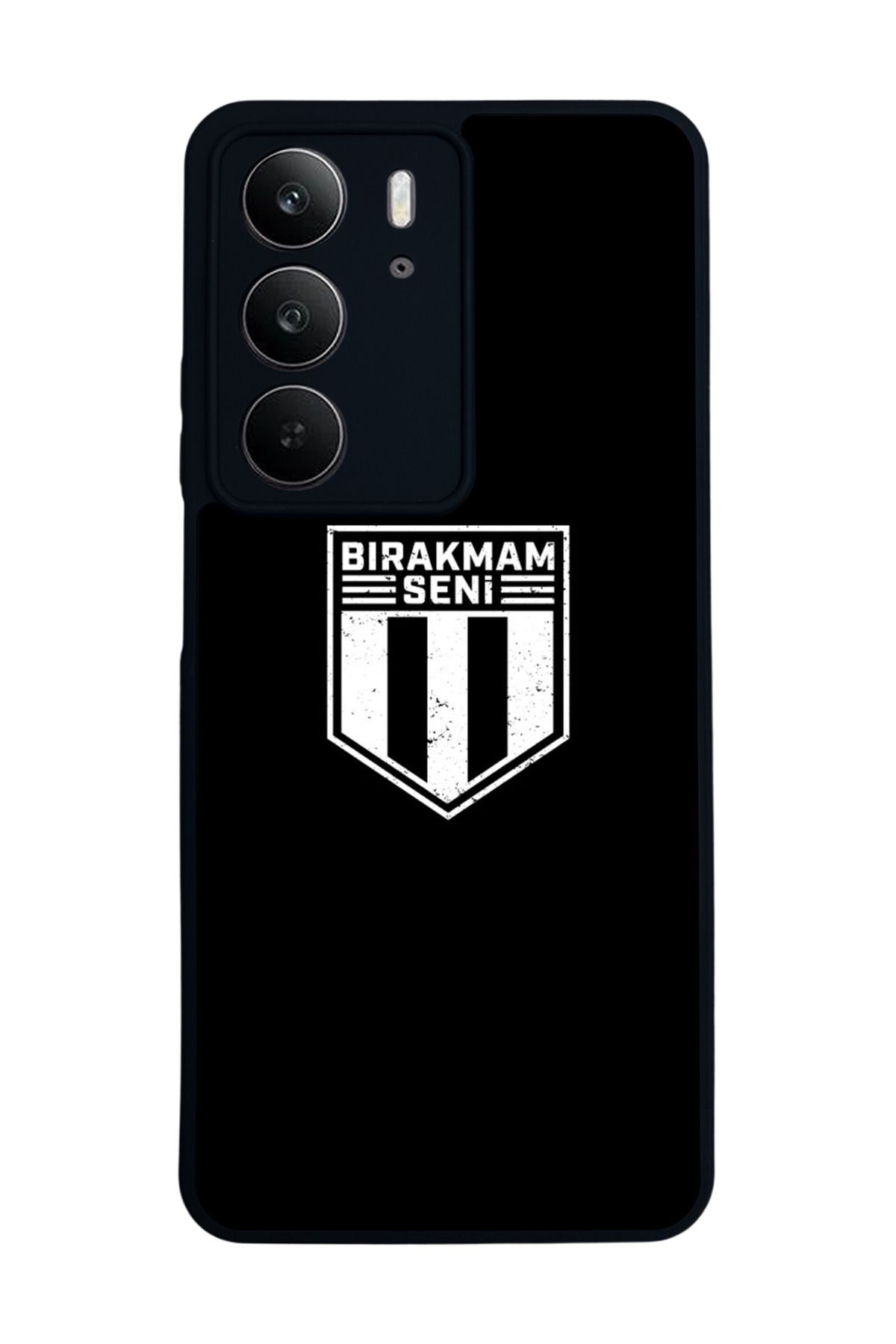 realme C75 Mat Uyumlu Siyah Kılıf – Yumuşak Silikon, Koruyucu, Şok Emici Kapak